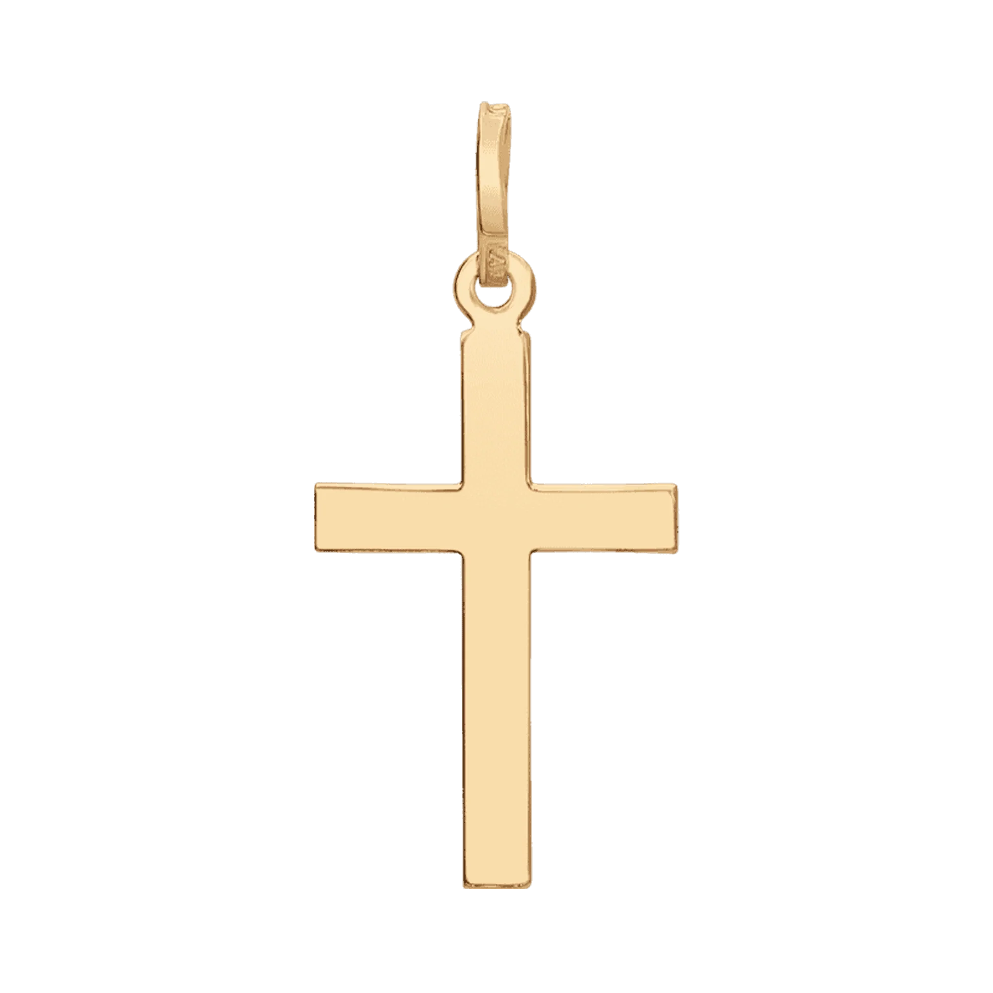 Cross pendant 0.62g 18K gold - Image 2