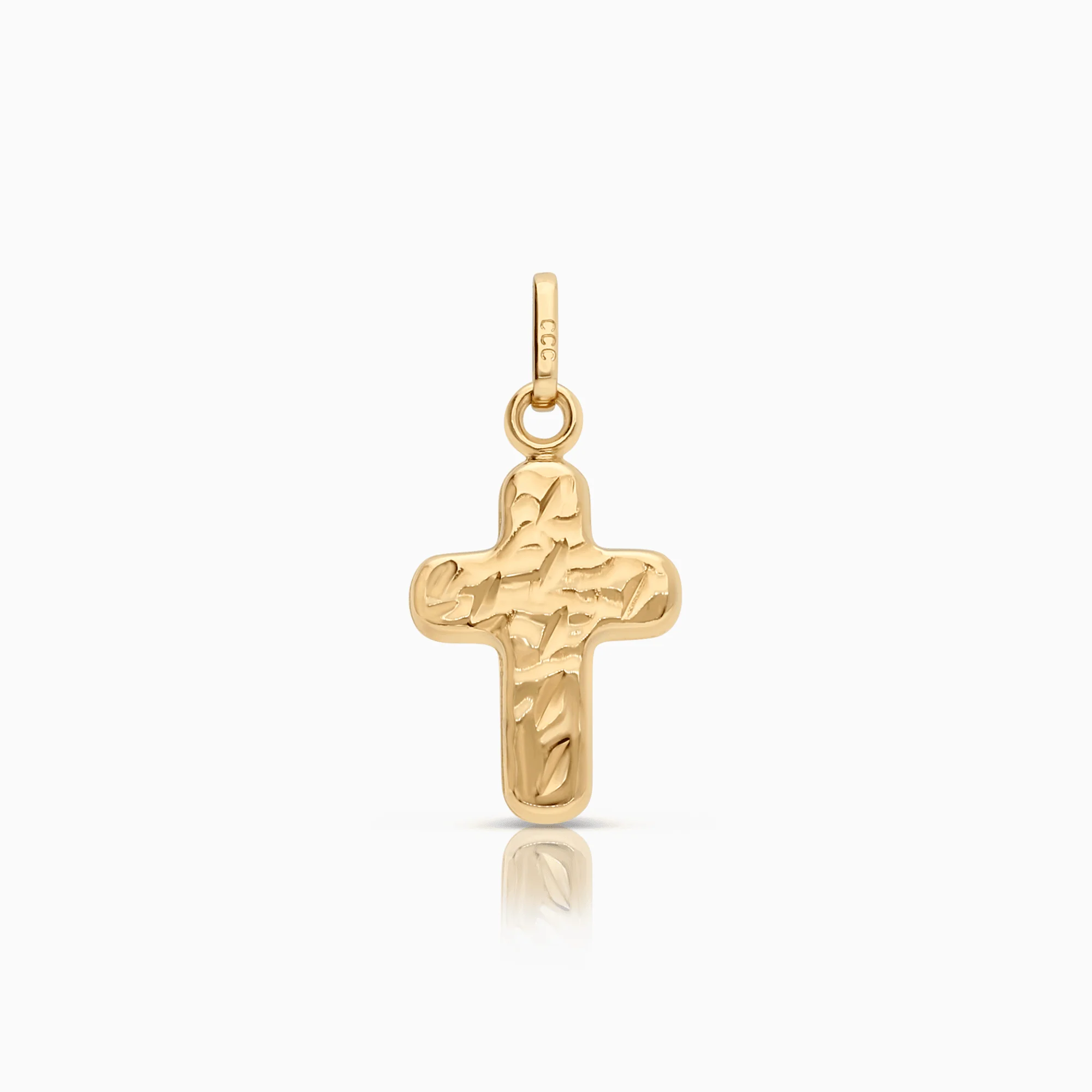 Cross pendant 0.64g 18K gold
