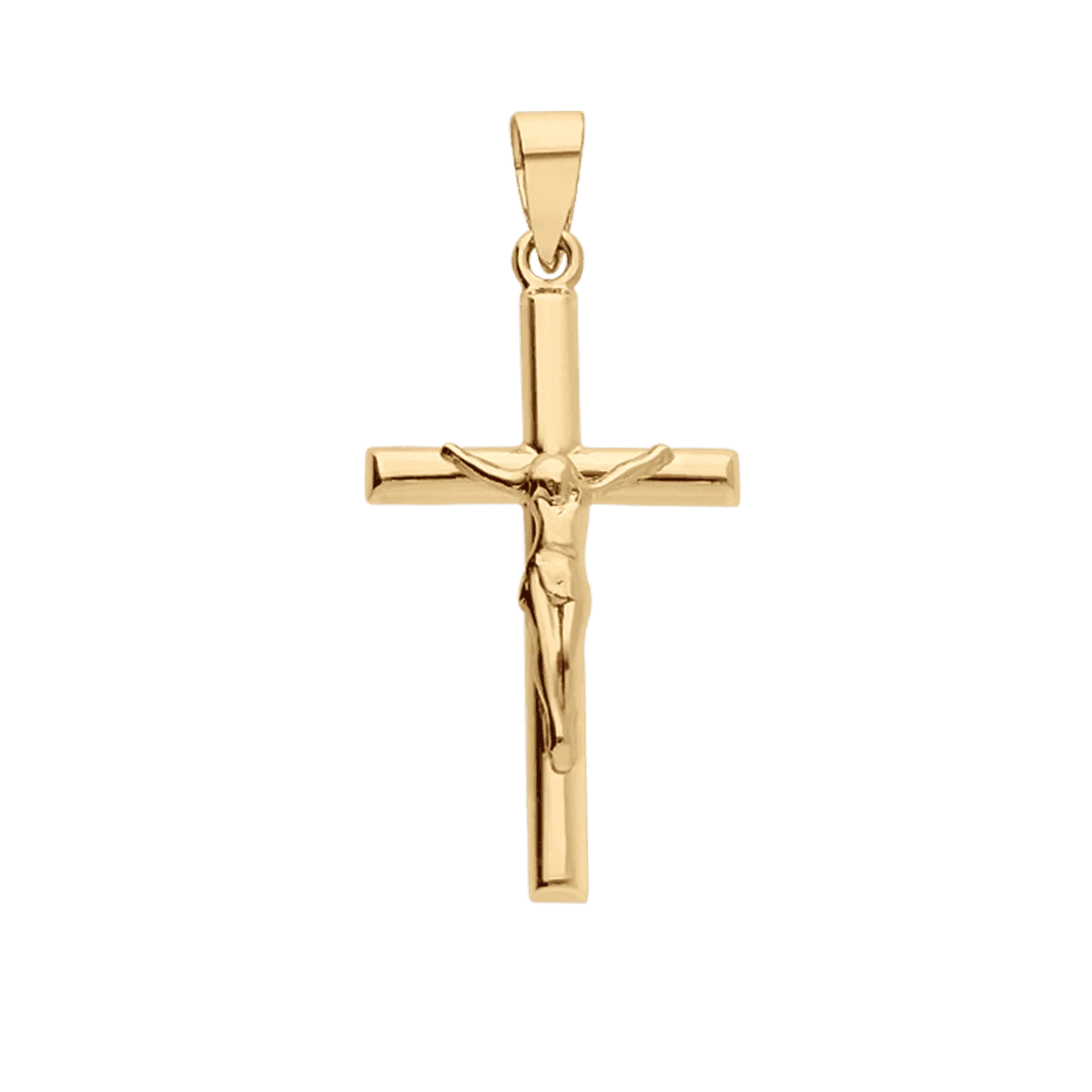 Cross pendant 0.64g 18K gold - Image 2