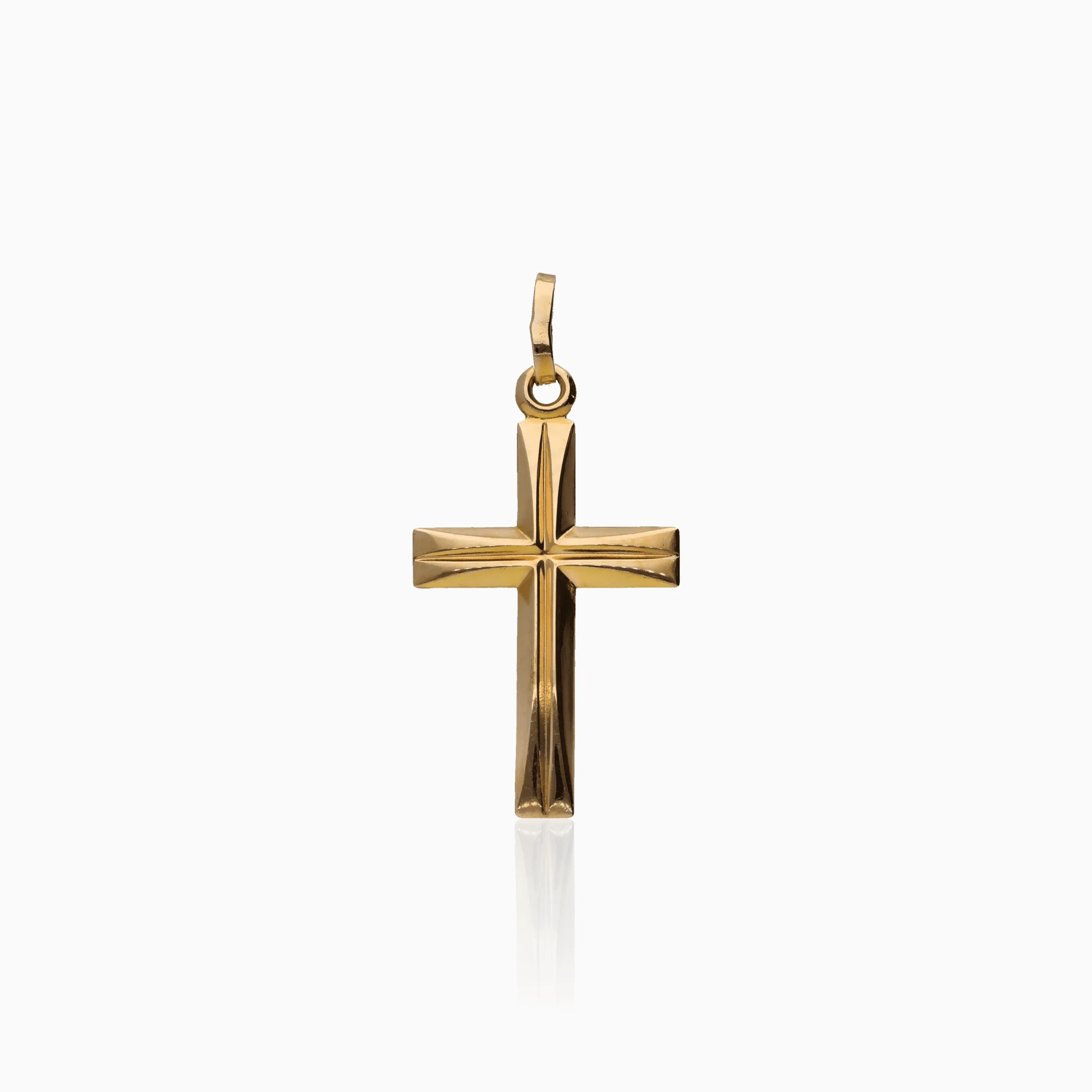Cross pendant 0.66g 18K gold