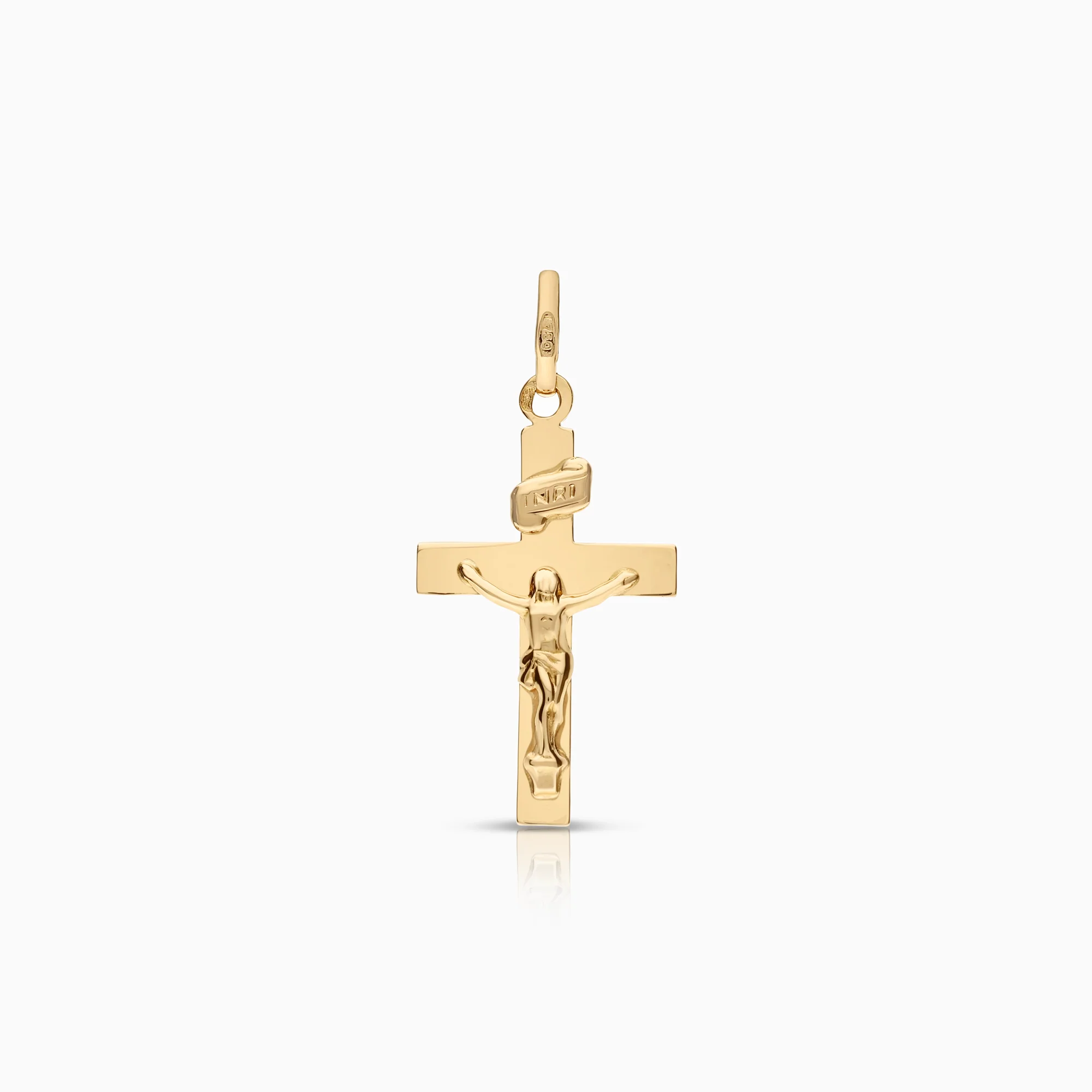 Cross pendant 1.03g 18K gold