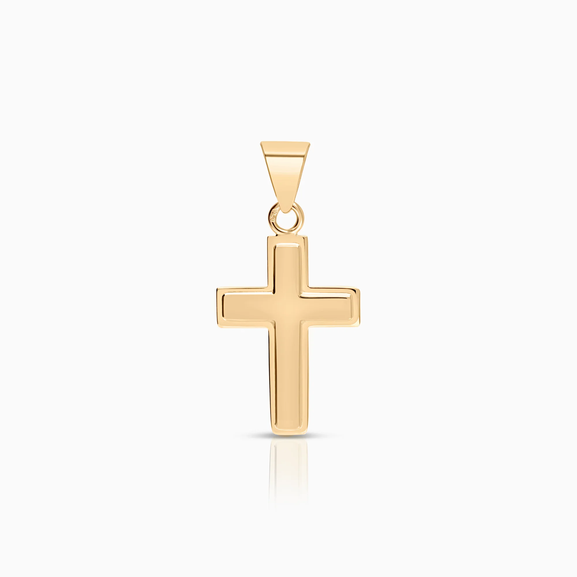 Cross pendant 1.04g 18K gold