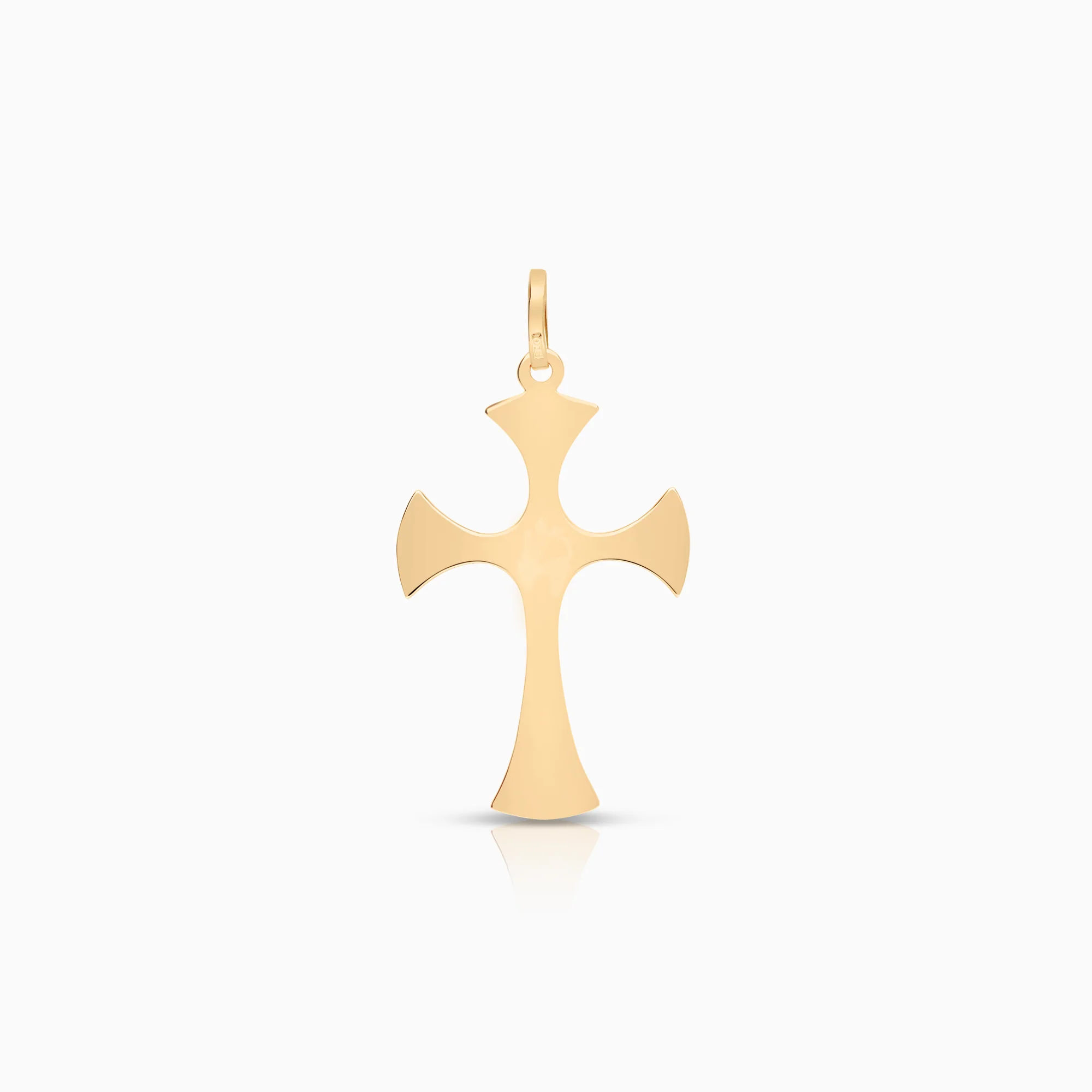 Cross pendant 1.07g 18K gold