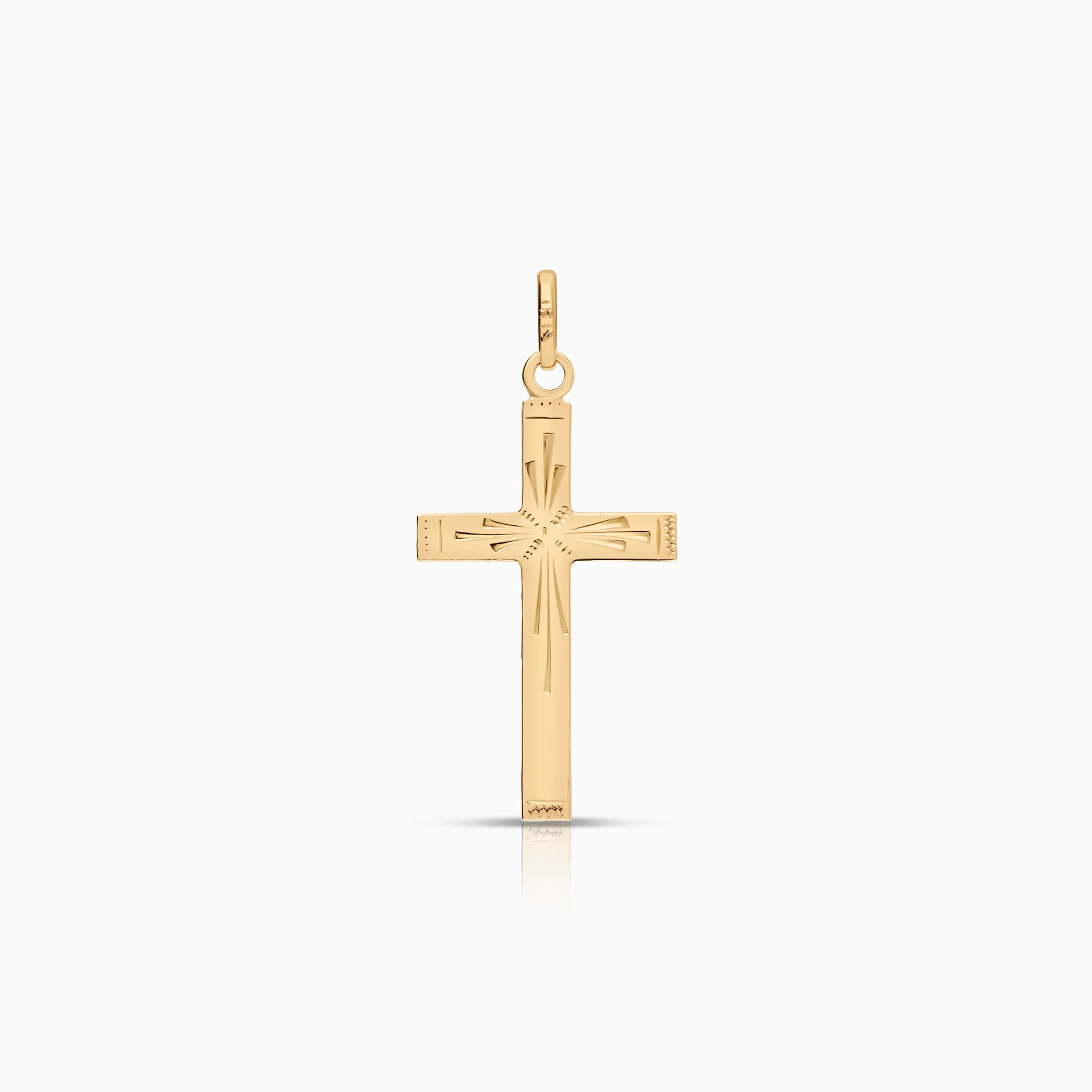 Cross pendant 1.13g 18K gold