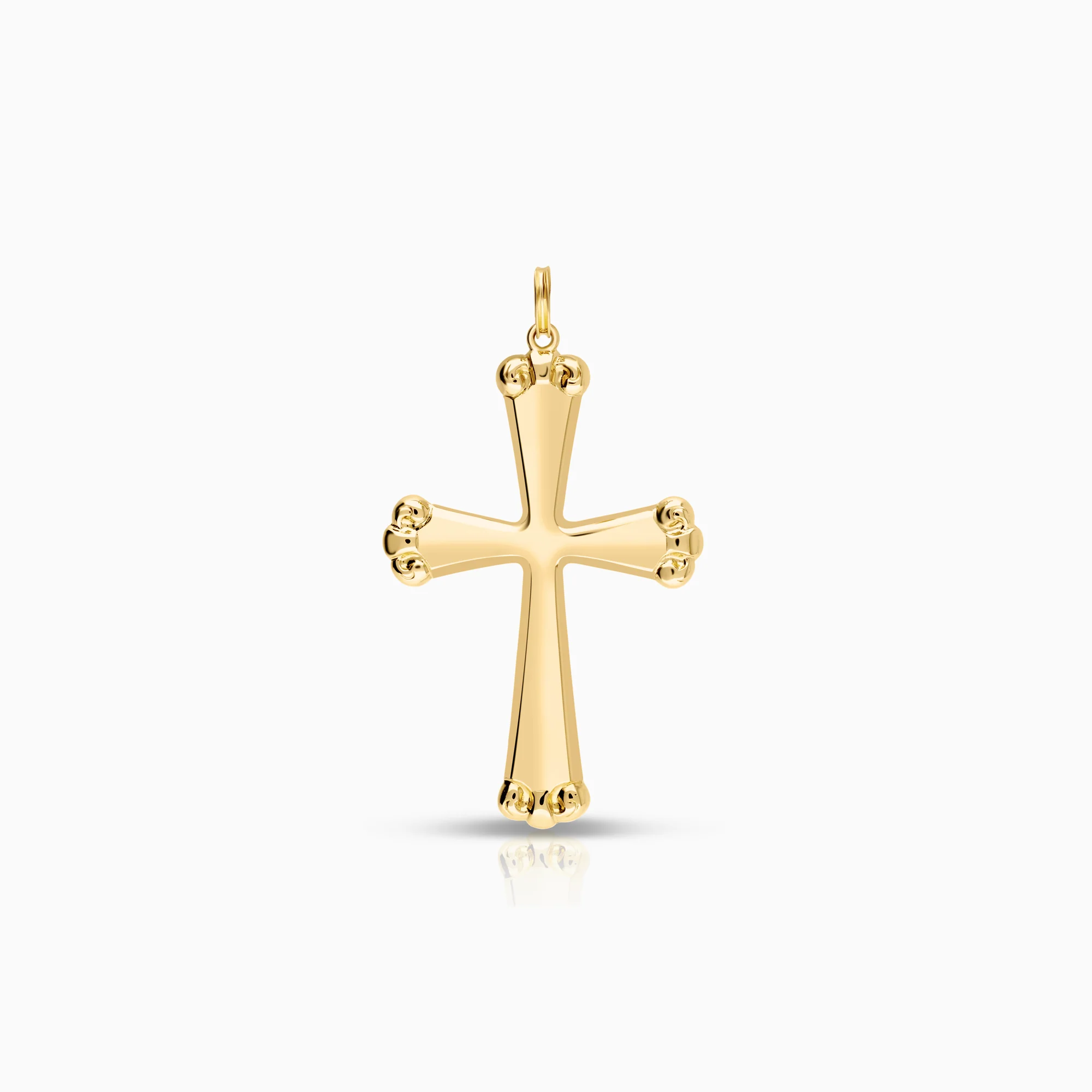 Cross pendant 1.40g 18K gold