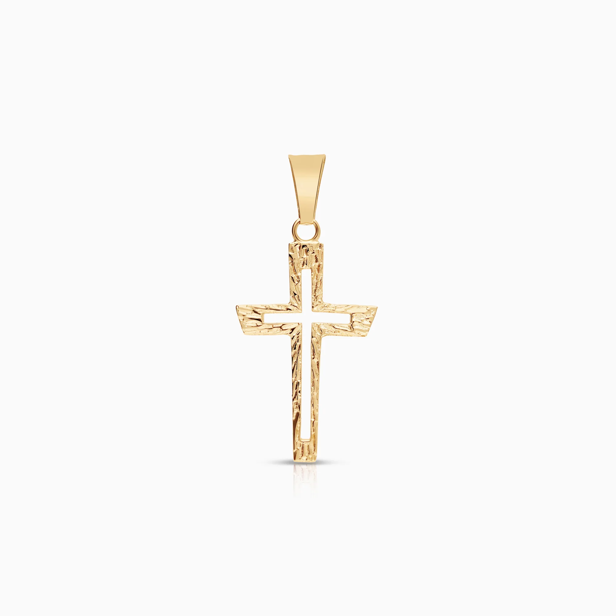 Pendant cross 1.42g 14K gold
