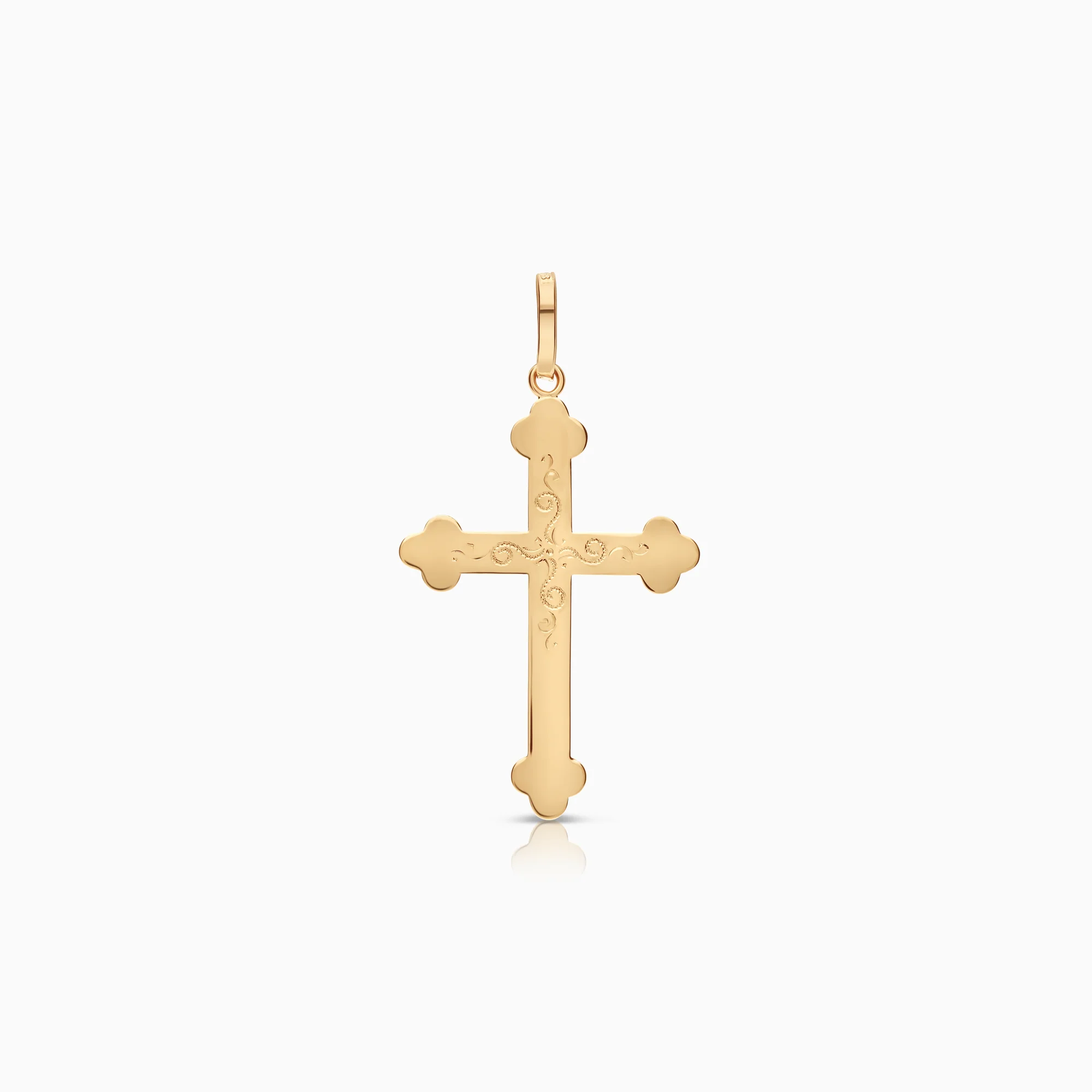 Cross pendant 1.43g 18K gold