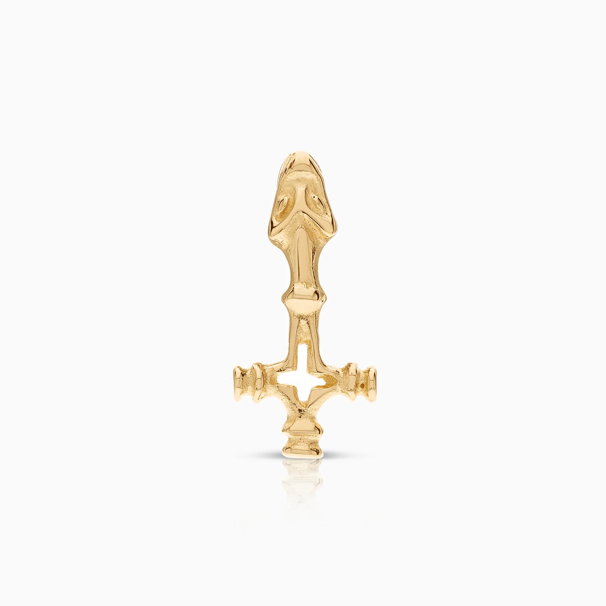 Pendant cross 1.30g 18K gold