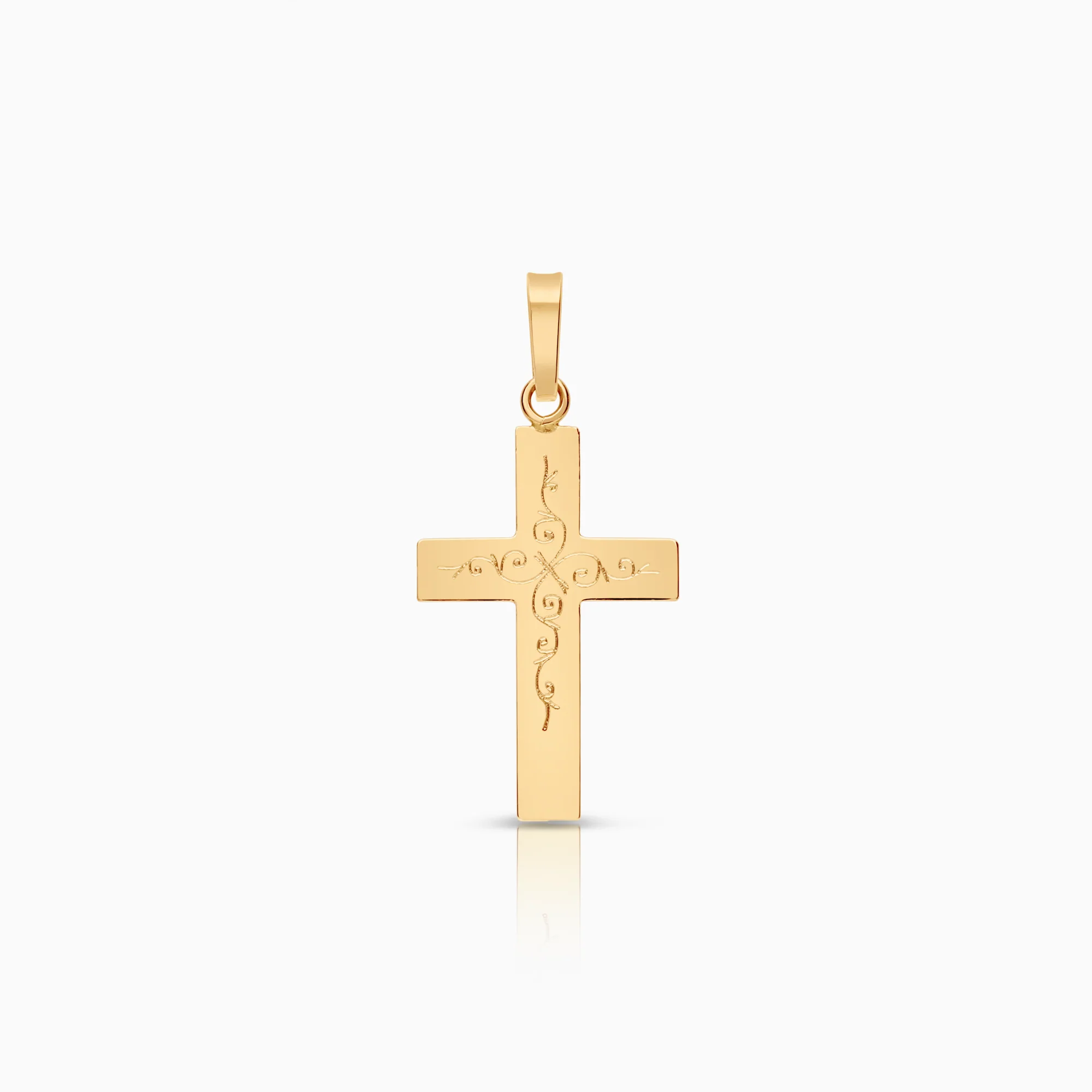 Pendant cross 0.47g 18K gold