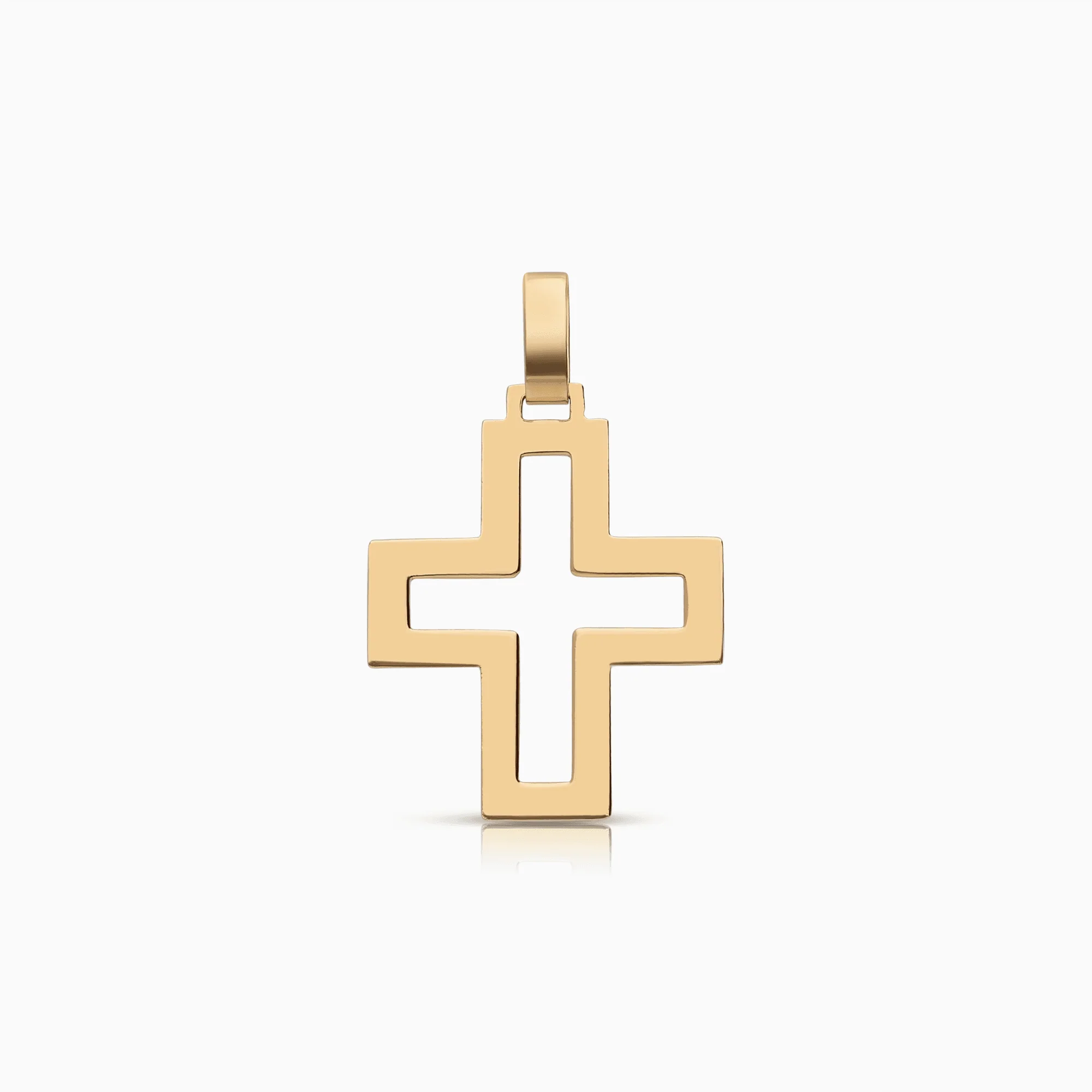 Cross pendant 2.18g 18K gold