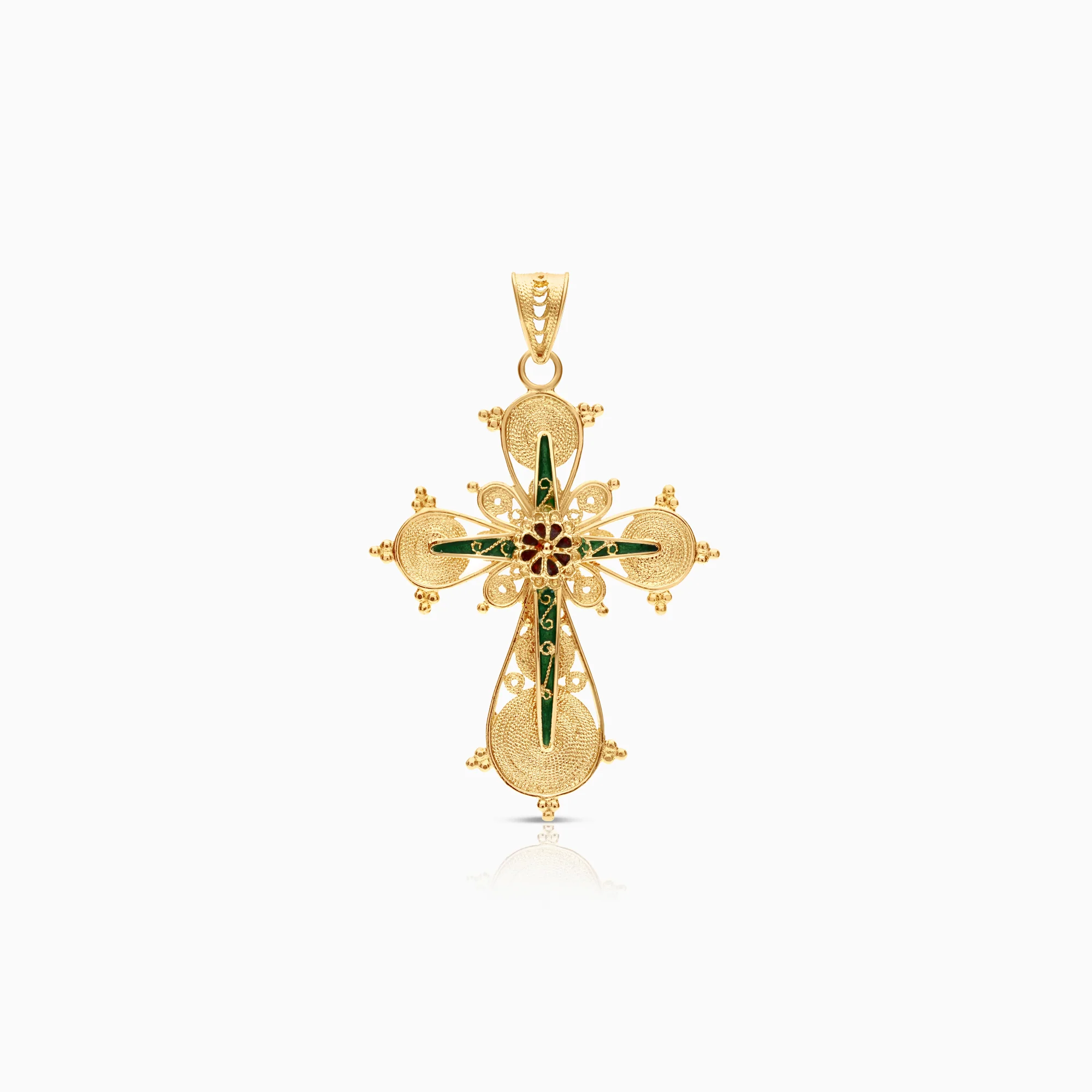 Cross Pendant 3.85g 18K Gold