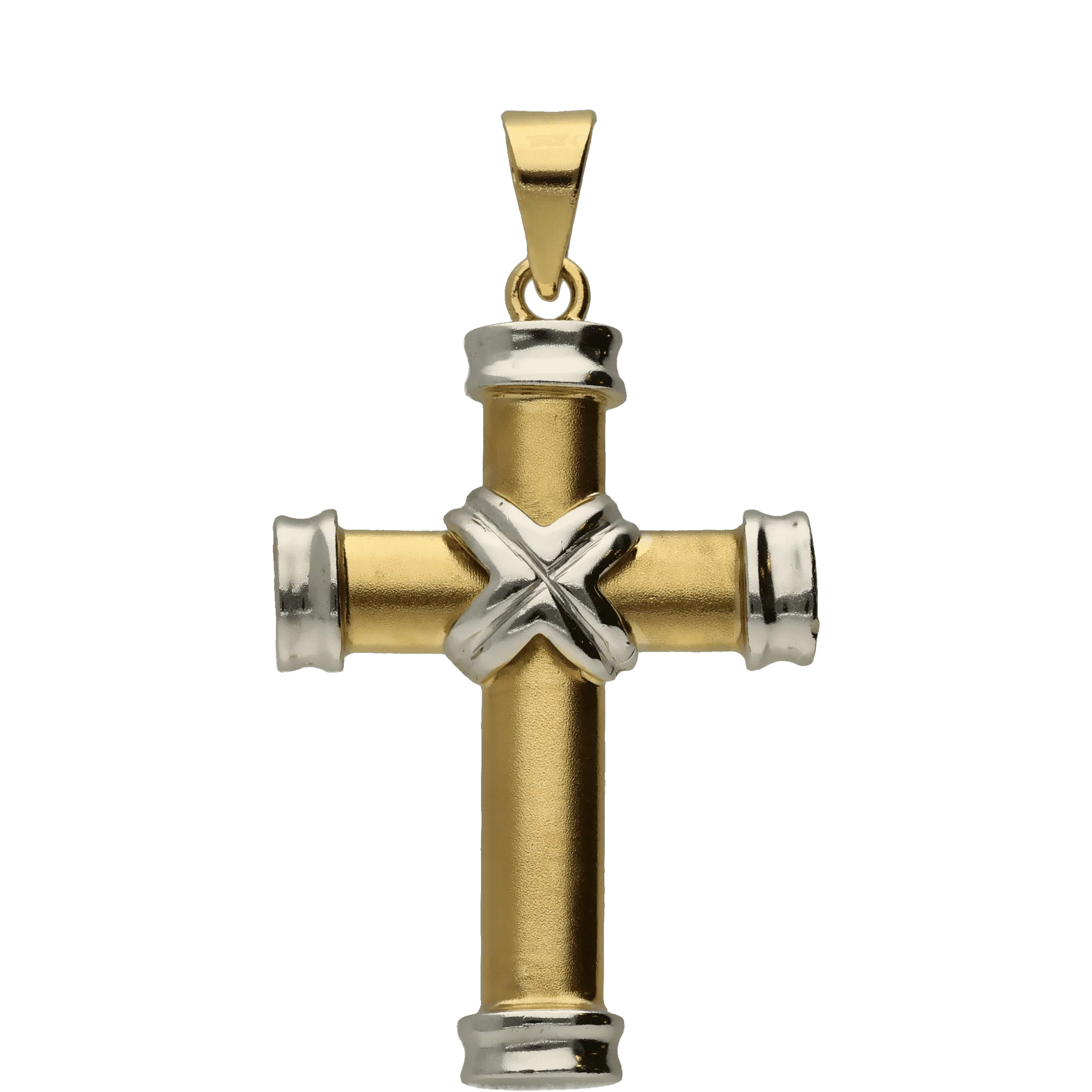 Pendant cross 5.65g 18K gold - Image 2