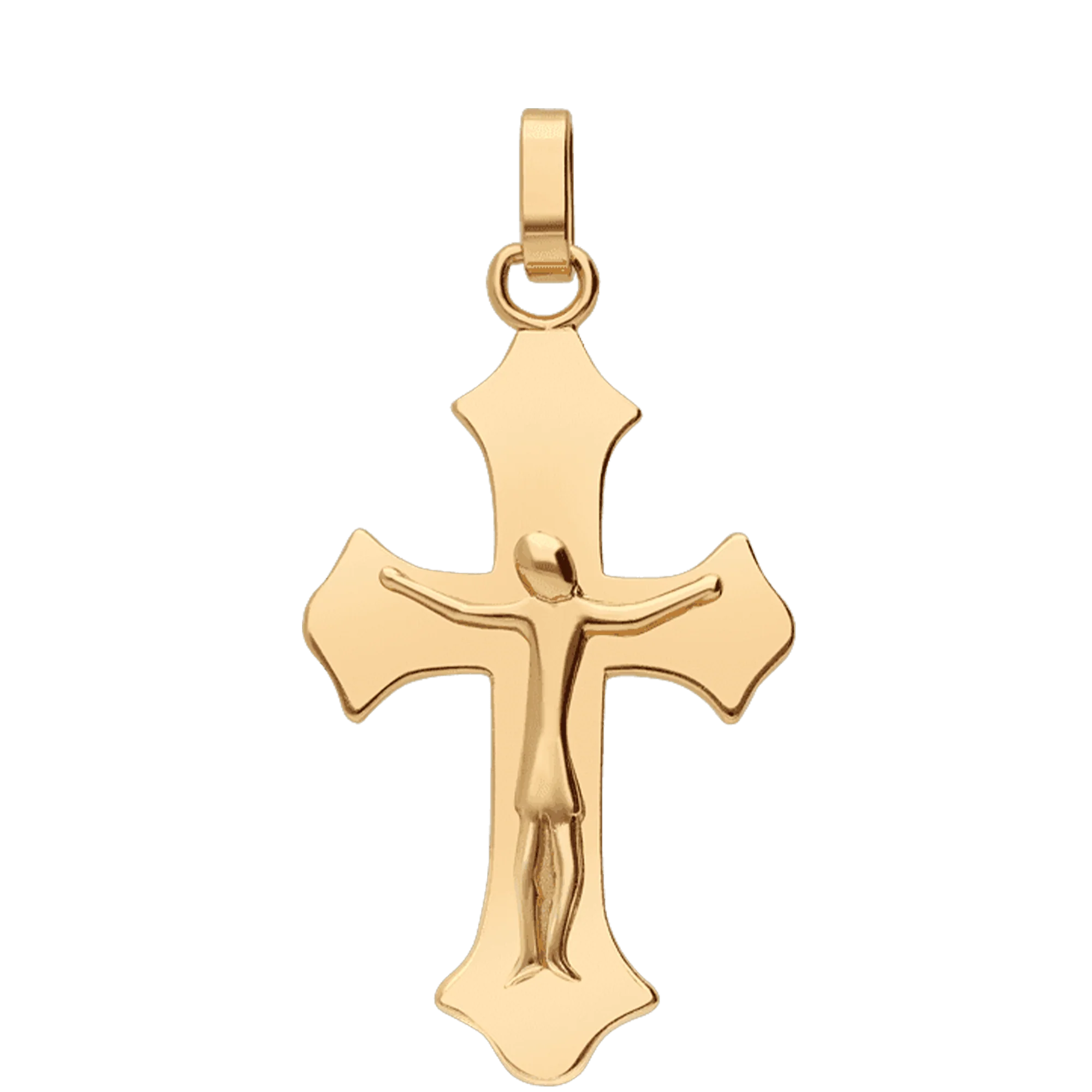 Cross pendant 6.37g 18K gold - Image 2