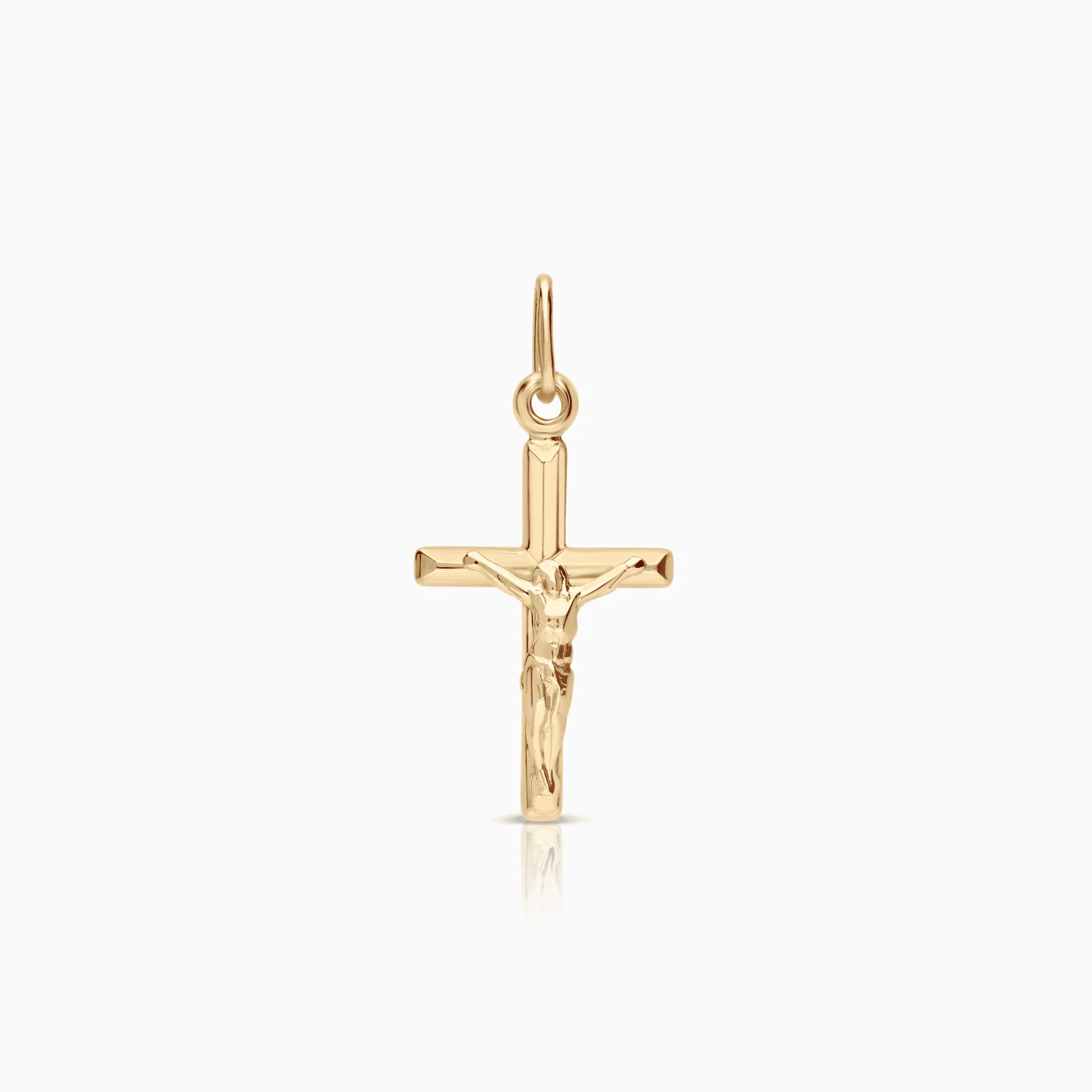 Pendant Cross with Jesus 1.49g 18K Gold