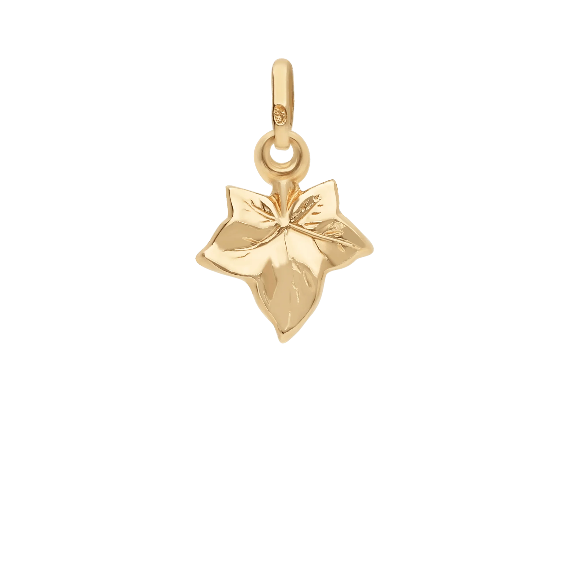 Maple Leaf Pendant 0.67g 18K Gold - Image 2