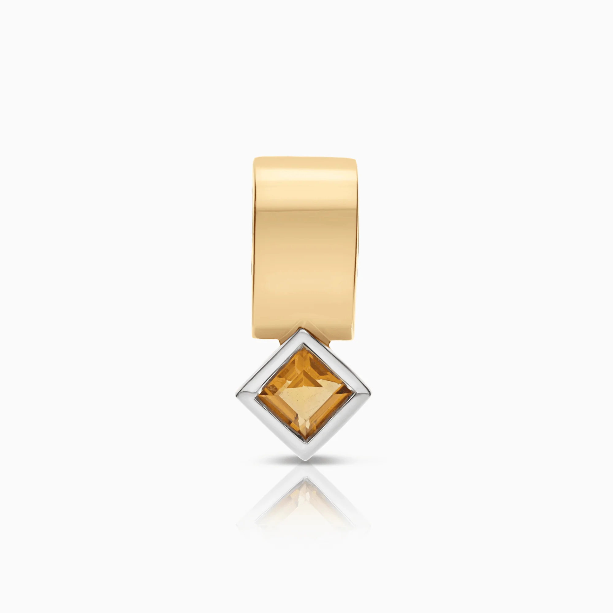 Pendant with citrine 3.22g 18K gold