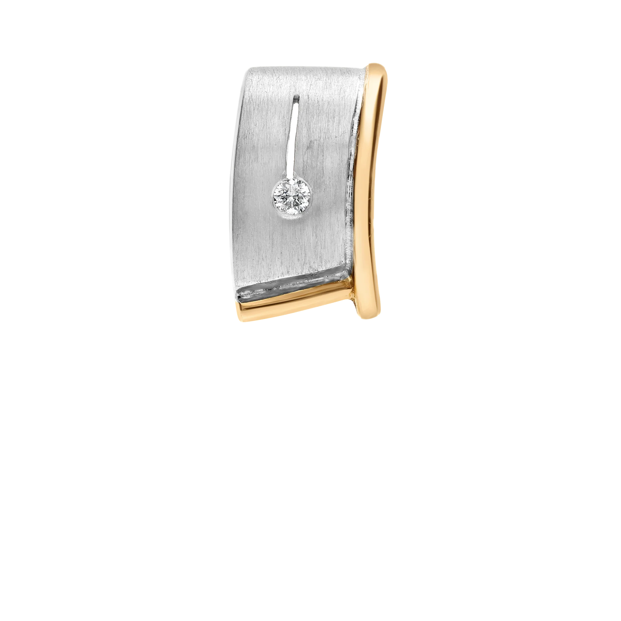 Pendant with diamond 0.05ct 18K gold - Image 2
