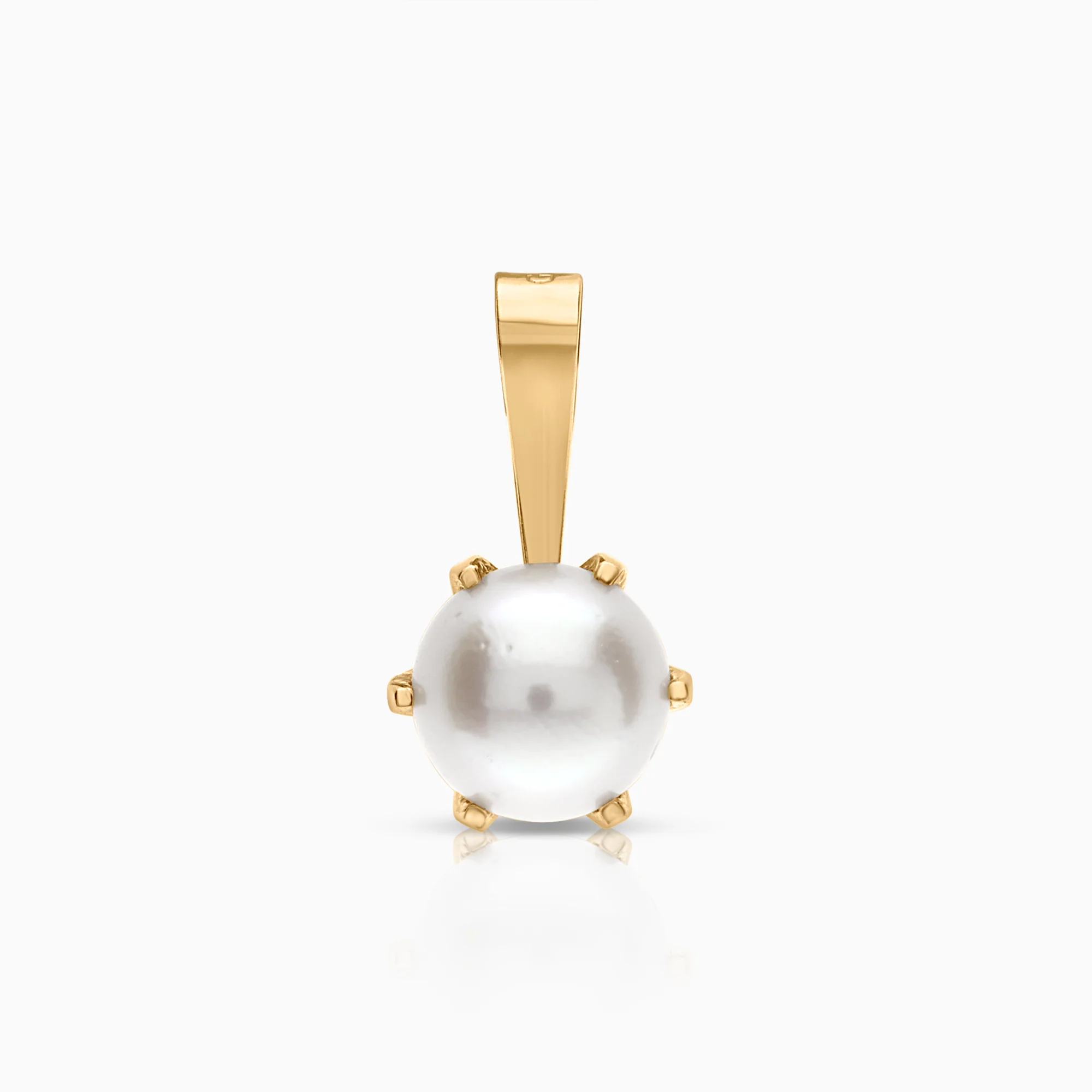 Pendant with pearl 0.90g 18K gold
