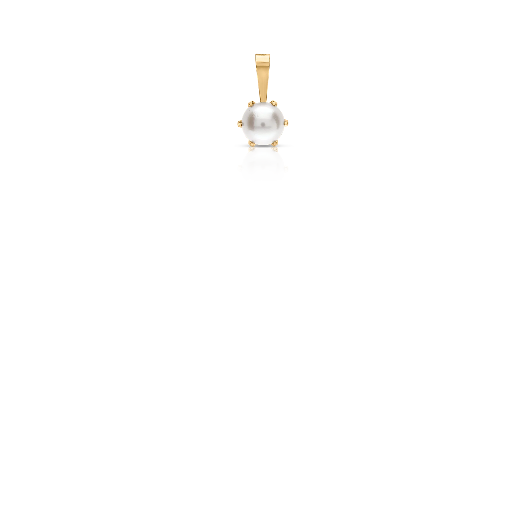 Pendant with pearl 0.90g 18K gold - Image 2