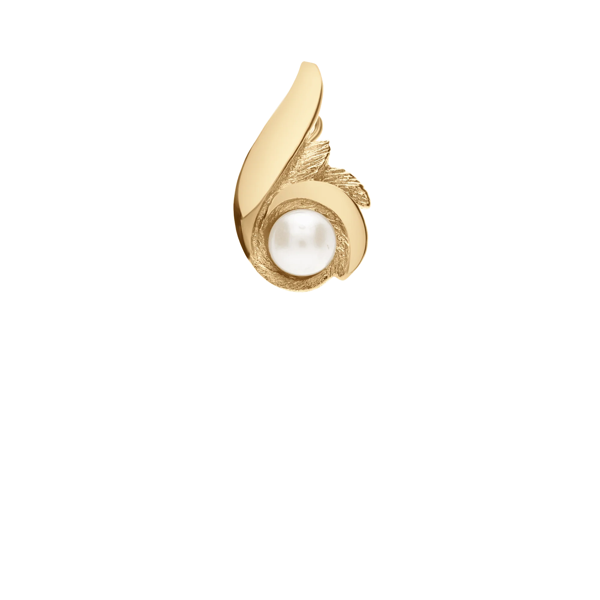 Pendant with pearl 1.42g 18K gold - Image 2