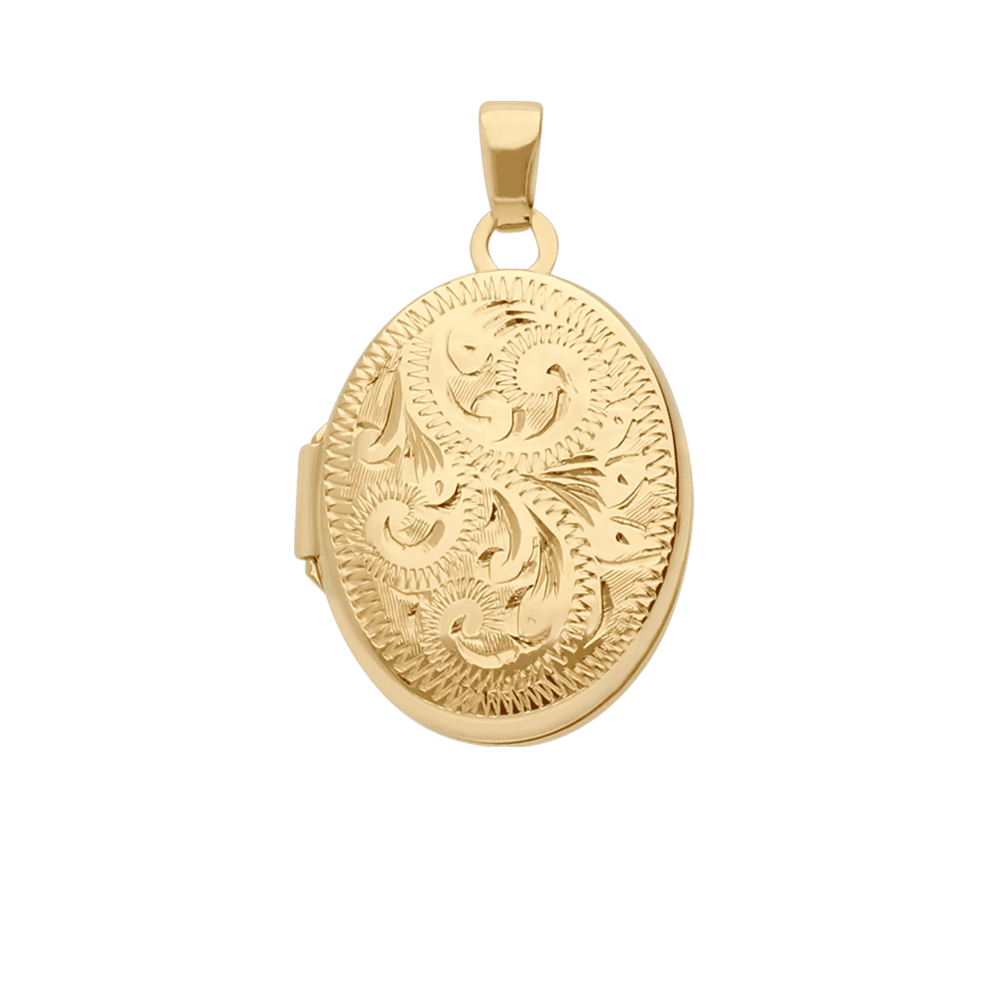Pendant locket 2.0g 18K gold - Image 2