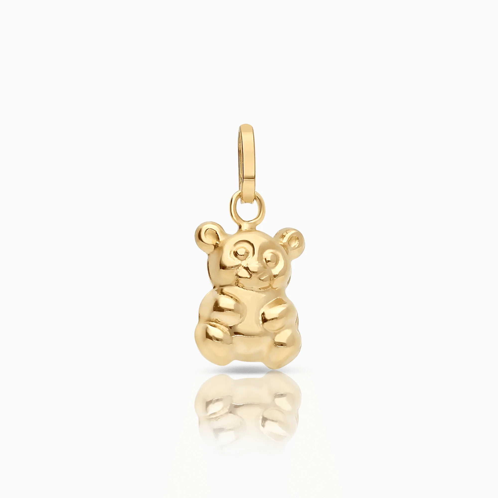 Teddy Bear Pendant 0.42g 18K Gold