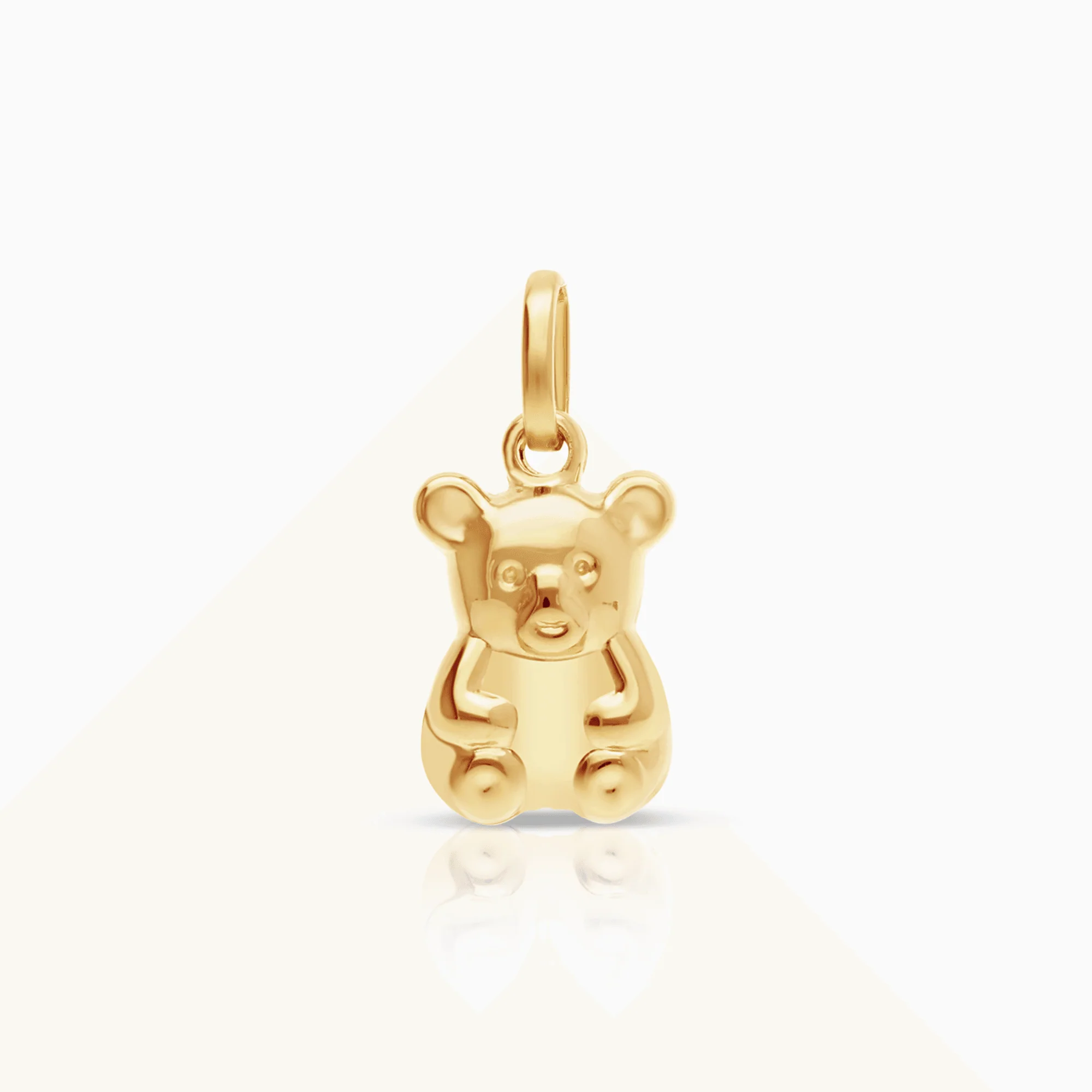 Teddy bear pendant 1.53g 18K gold