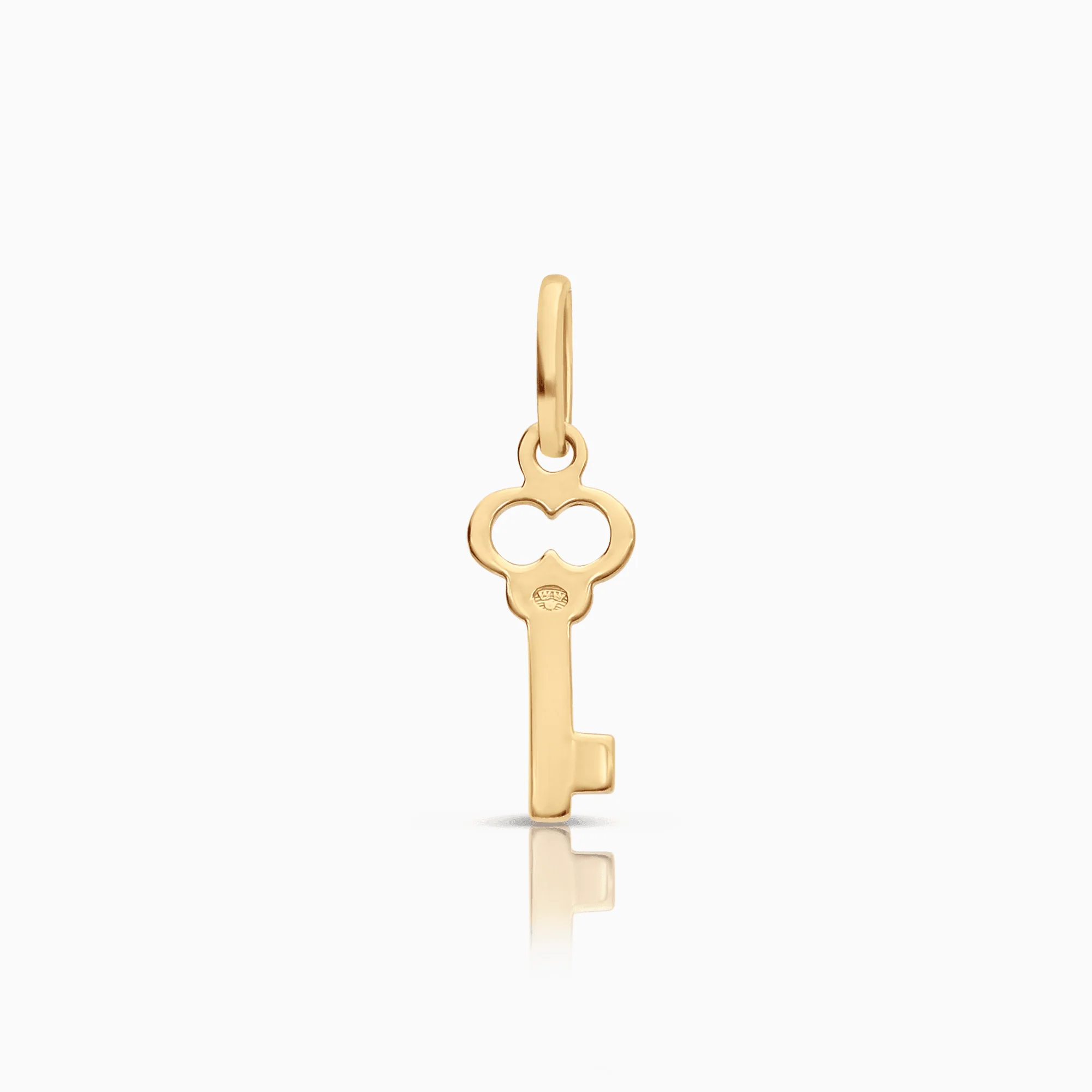 Key pendant 0.40g 18K gold