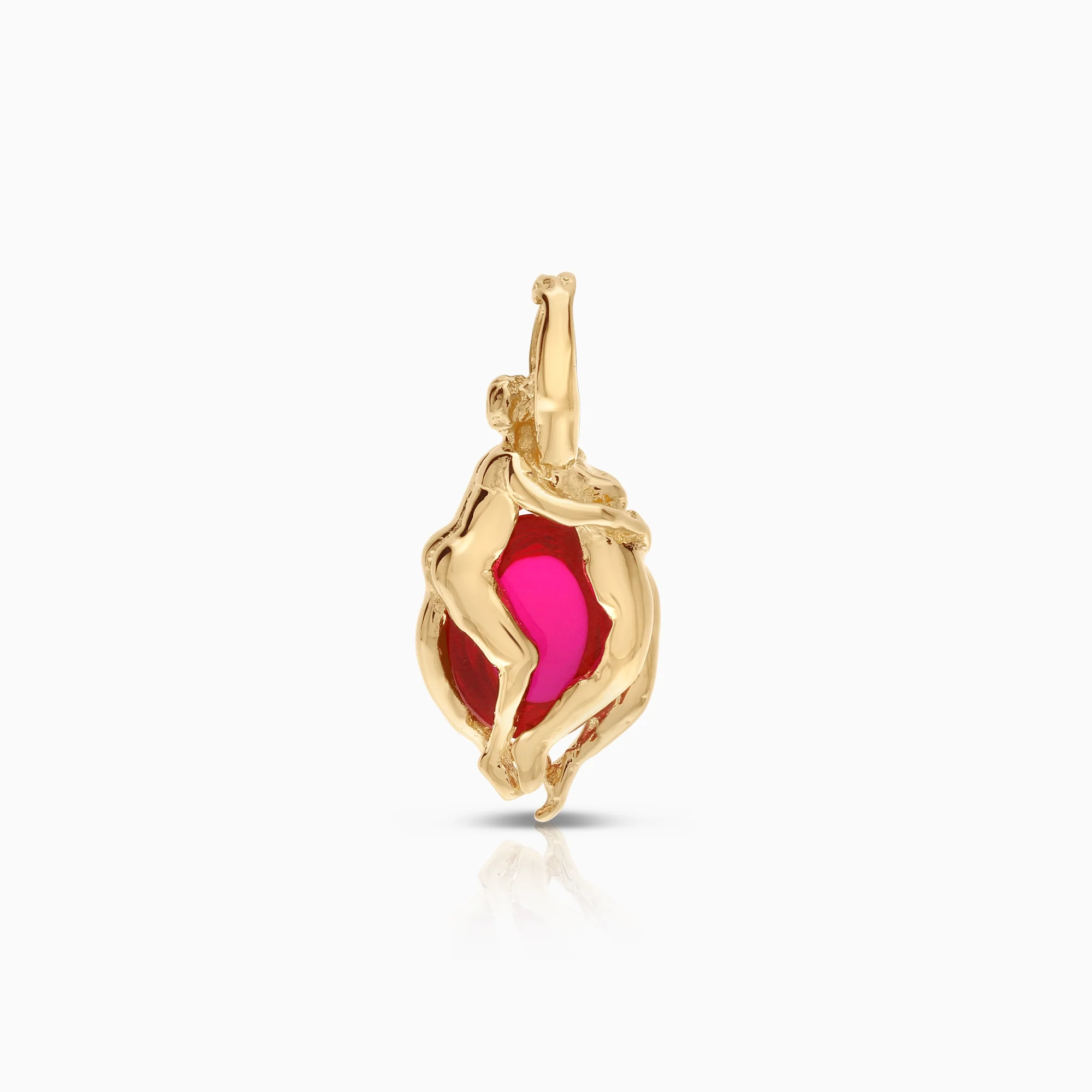 Embraced woman pendant 2.86 g 18K gold