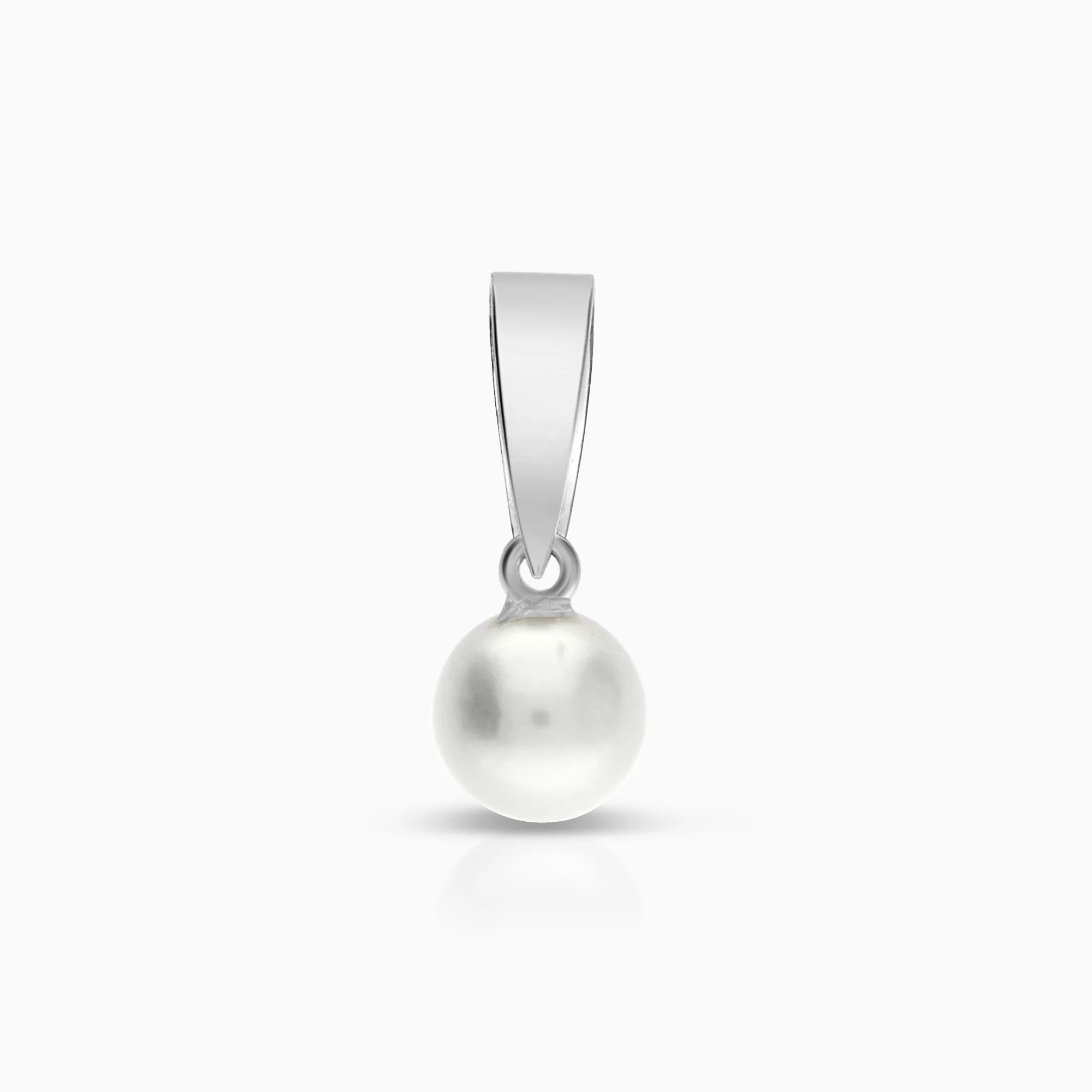 Pearl pendant 0.45 g 18K white gold