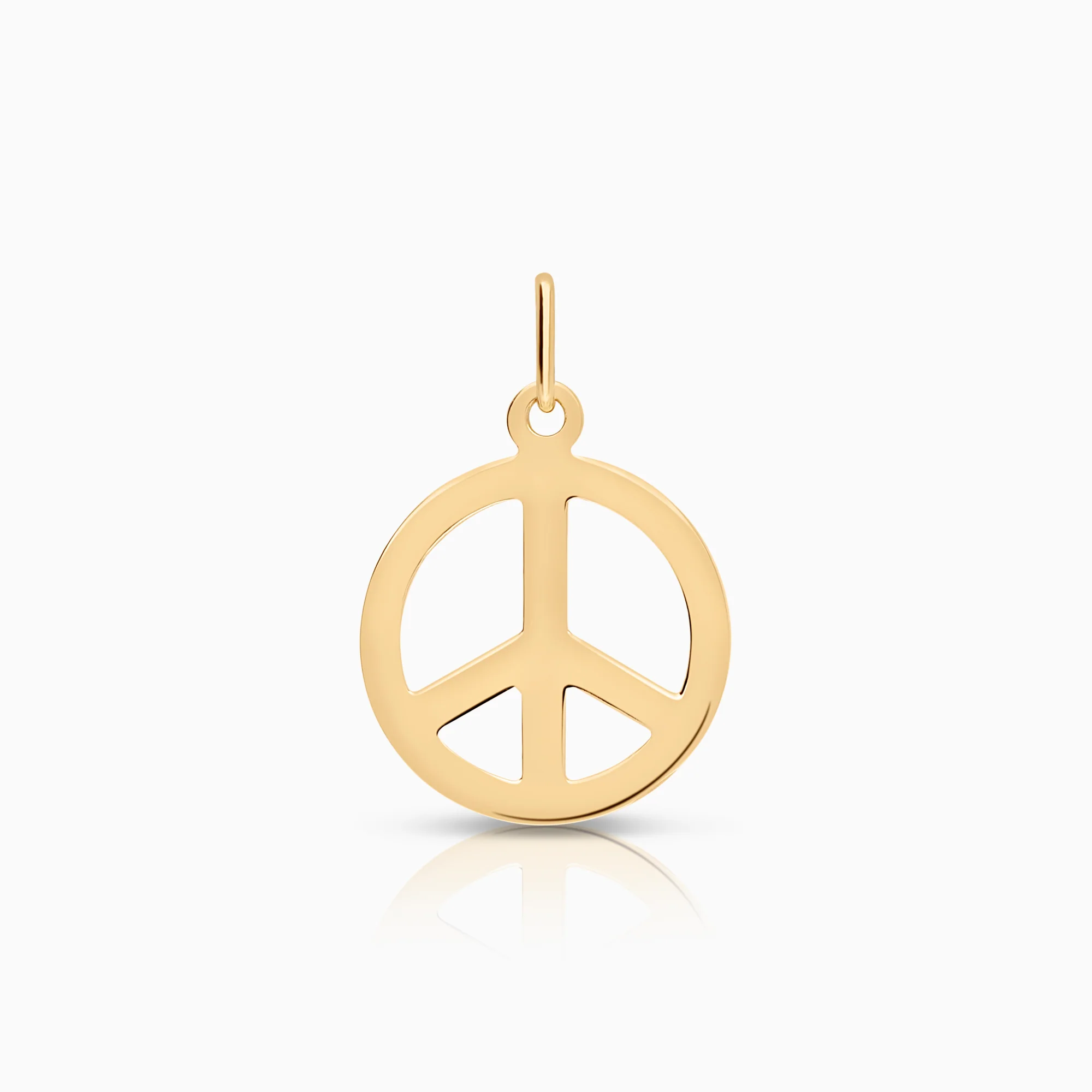 Peace pendant 0.35g 18K gold