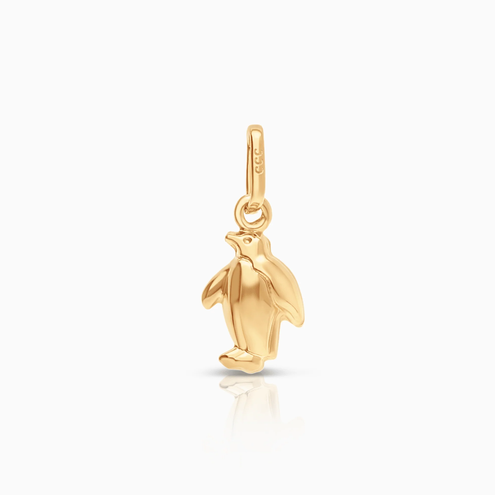 Penguin pendant 0.31g 18K gold