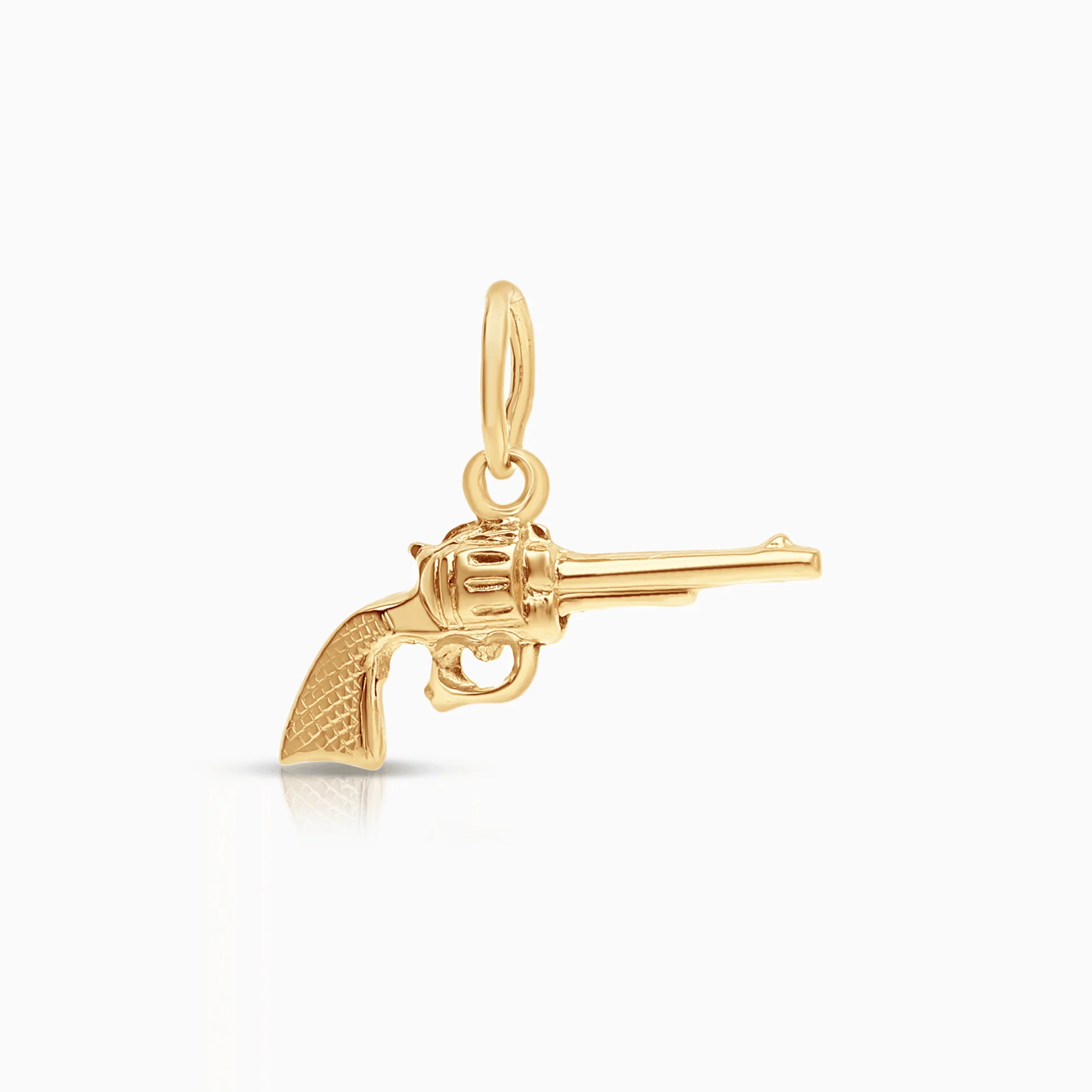 Pendant pistol 0.81g 18K gold