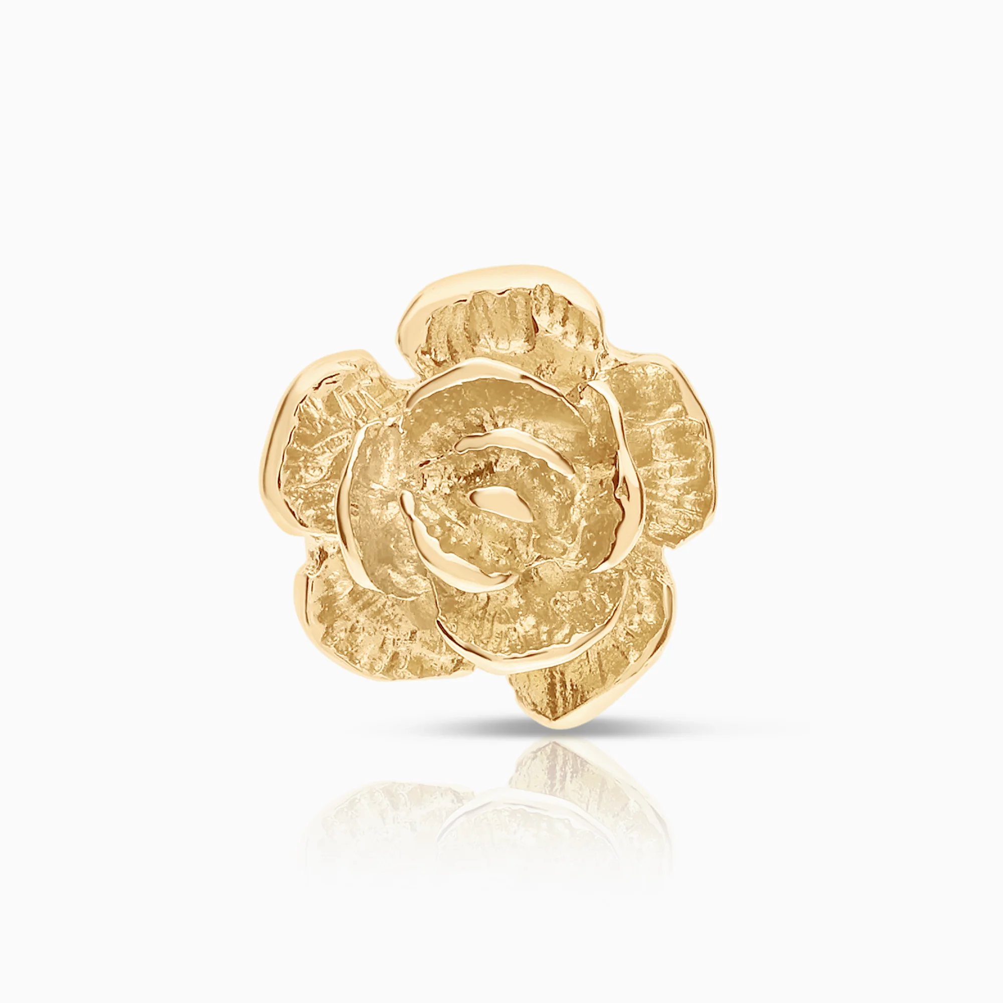 Rose pendant 1.25g 18K gold