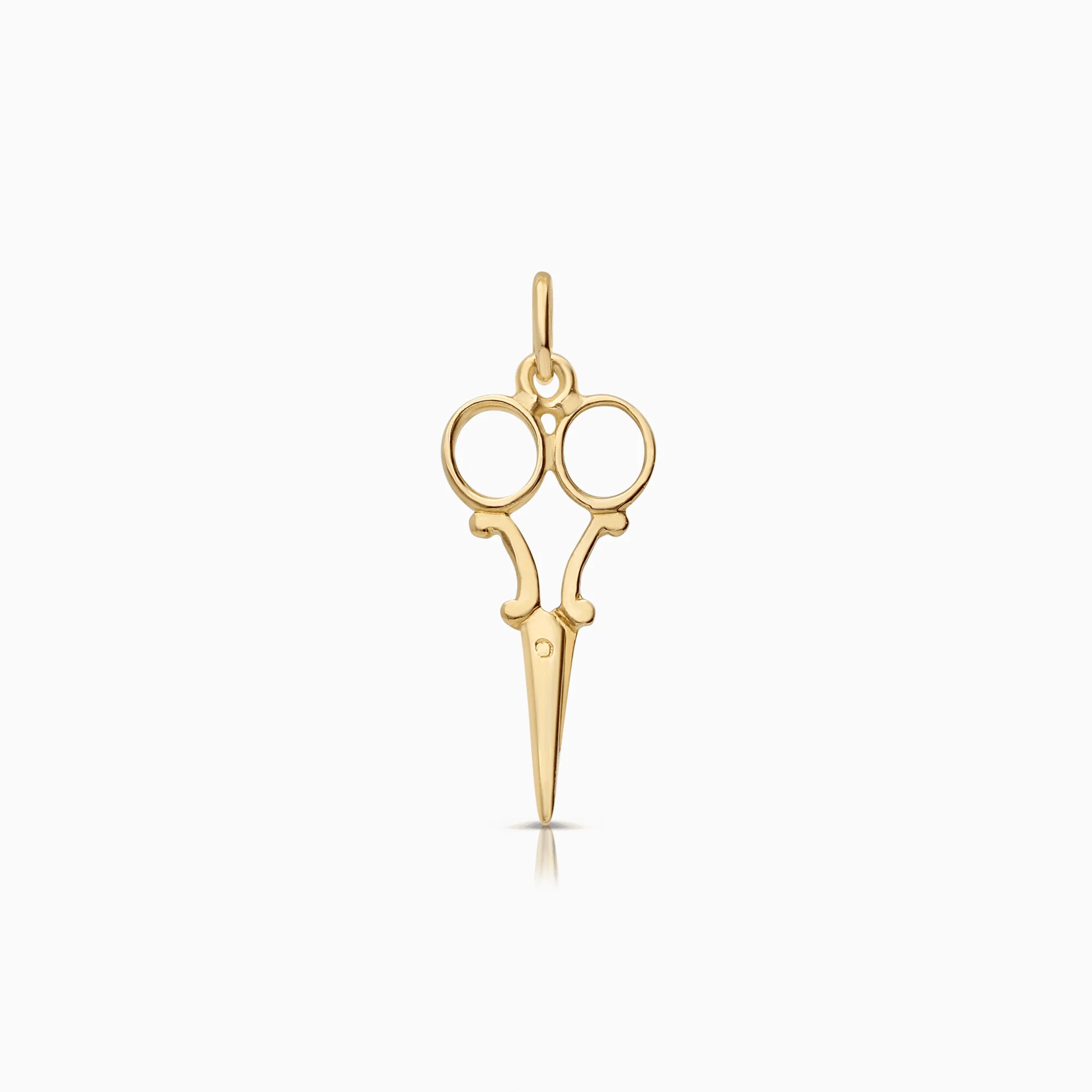 Scissors pendant 1.0g 18K gold