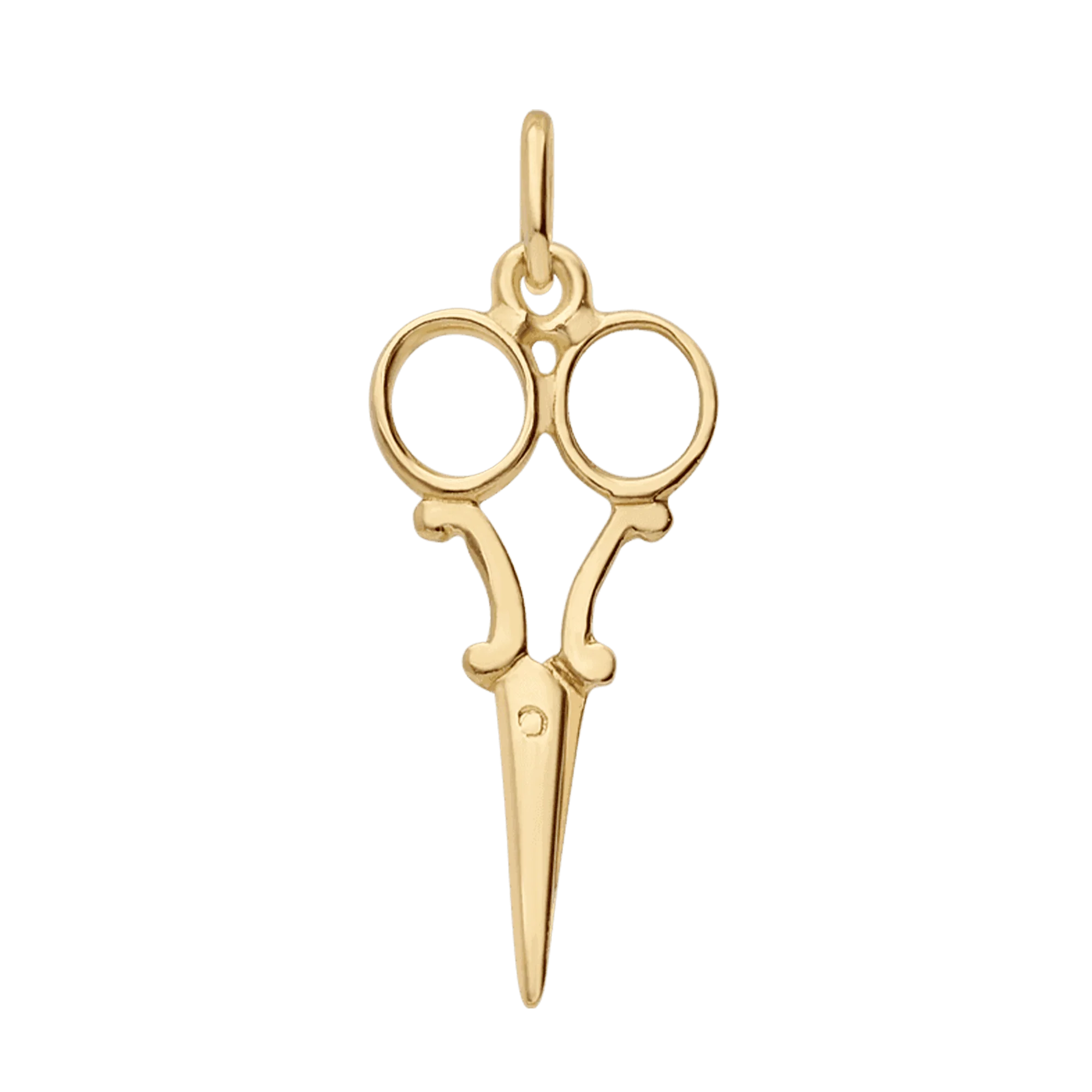 Scissors pendant 1.0g 18K gold - Image 2