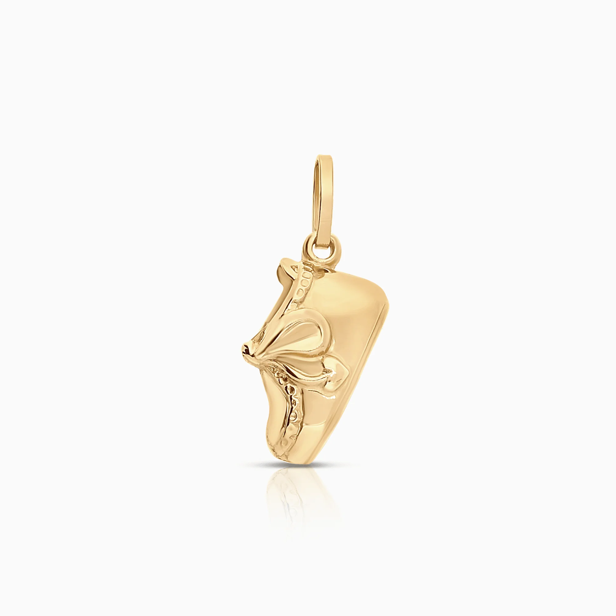 Shoe pendant 0.50g 18K gold
