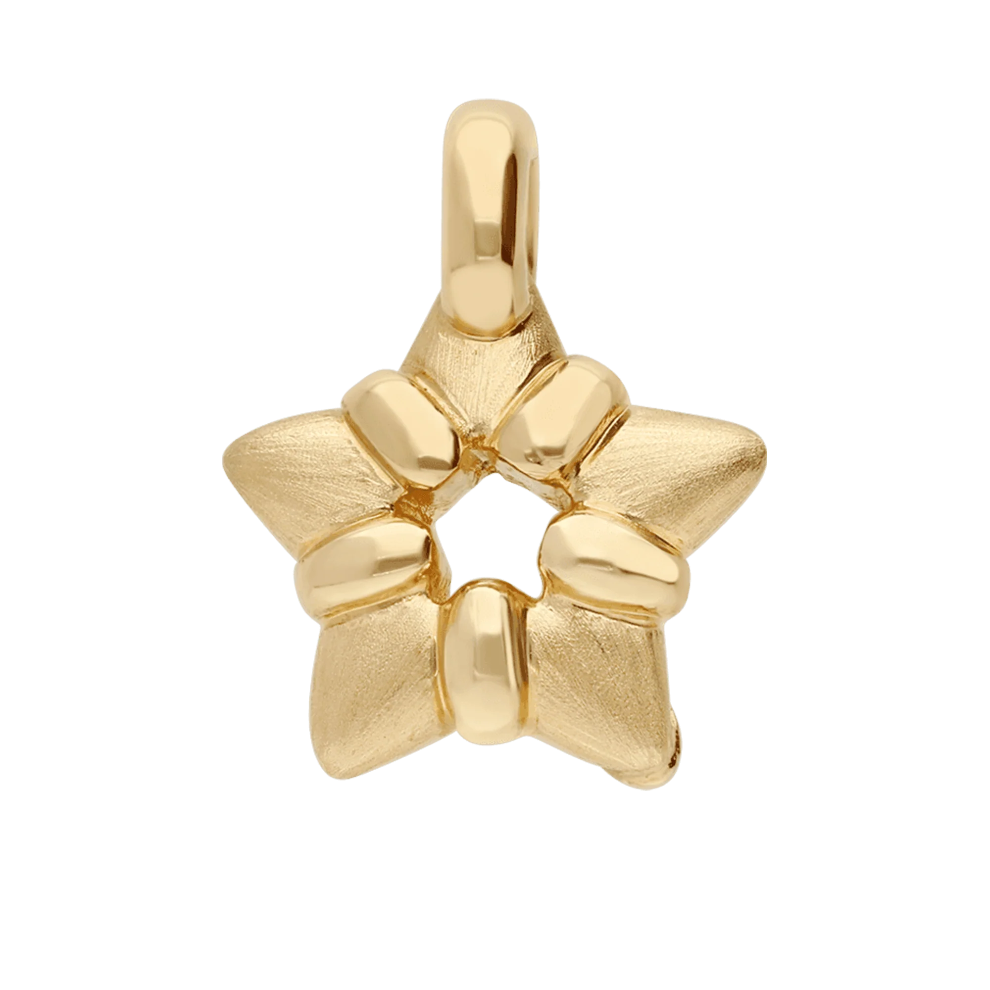 Star pendant 1.52g 18K gold - Image 2