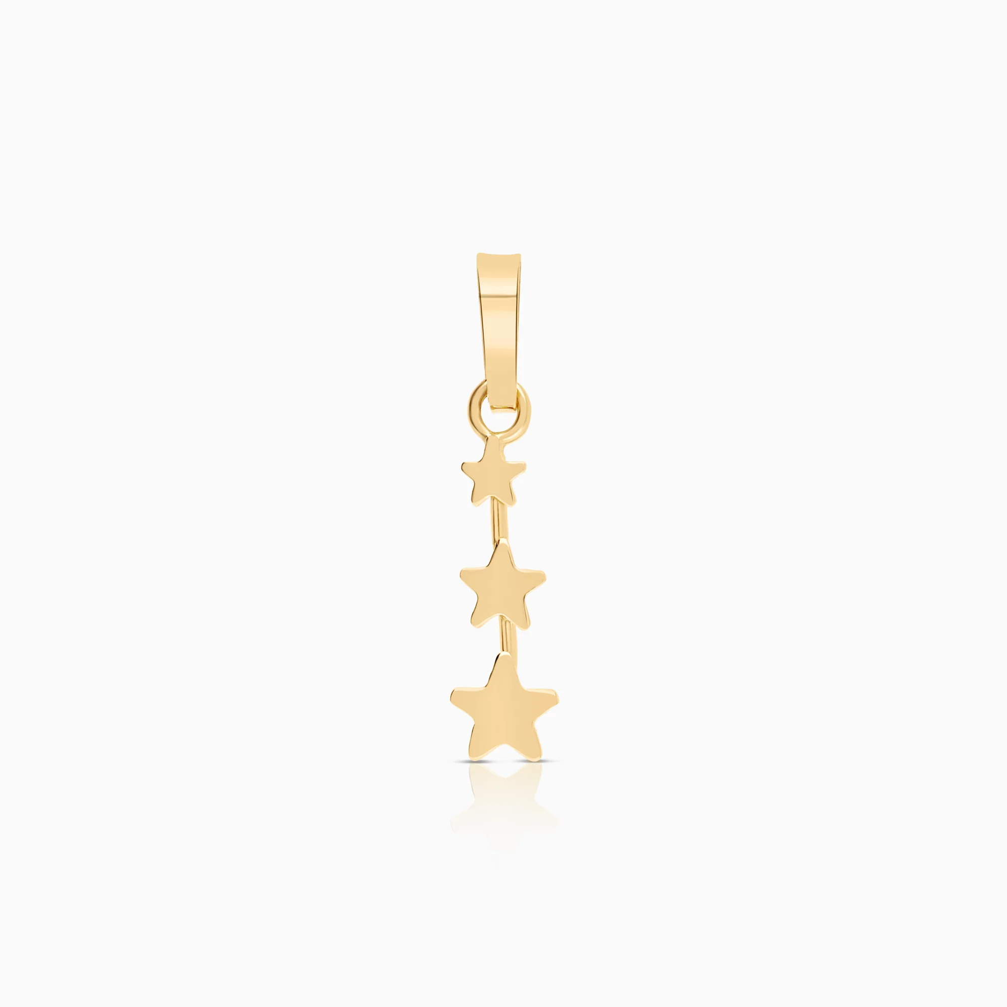 Pendant stars 0.23g 18K gold