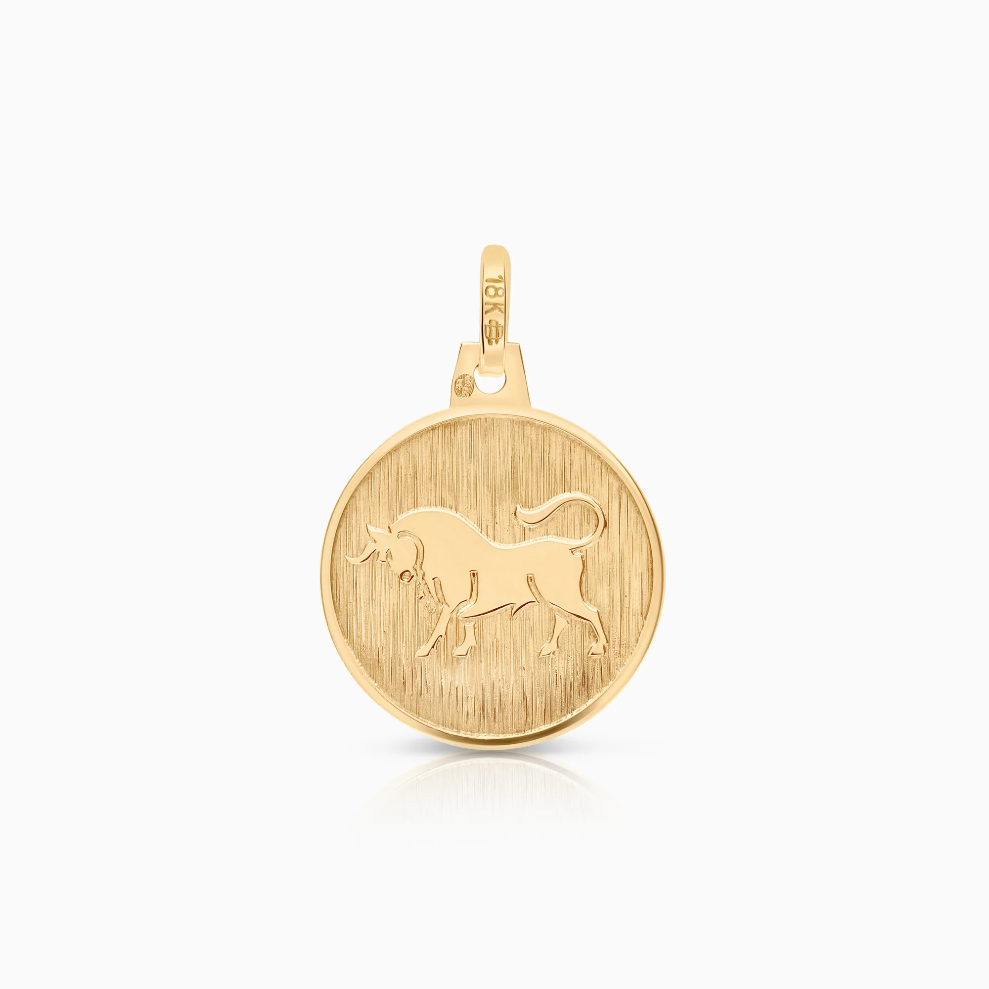 Taurus zodiac pendant 1.24g 18K gold