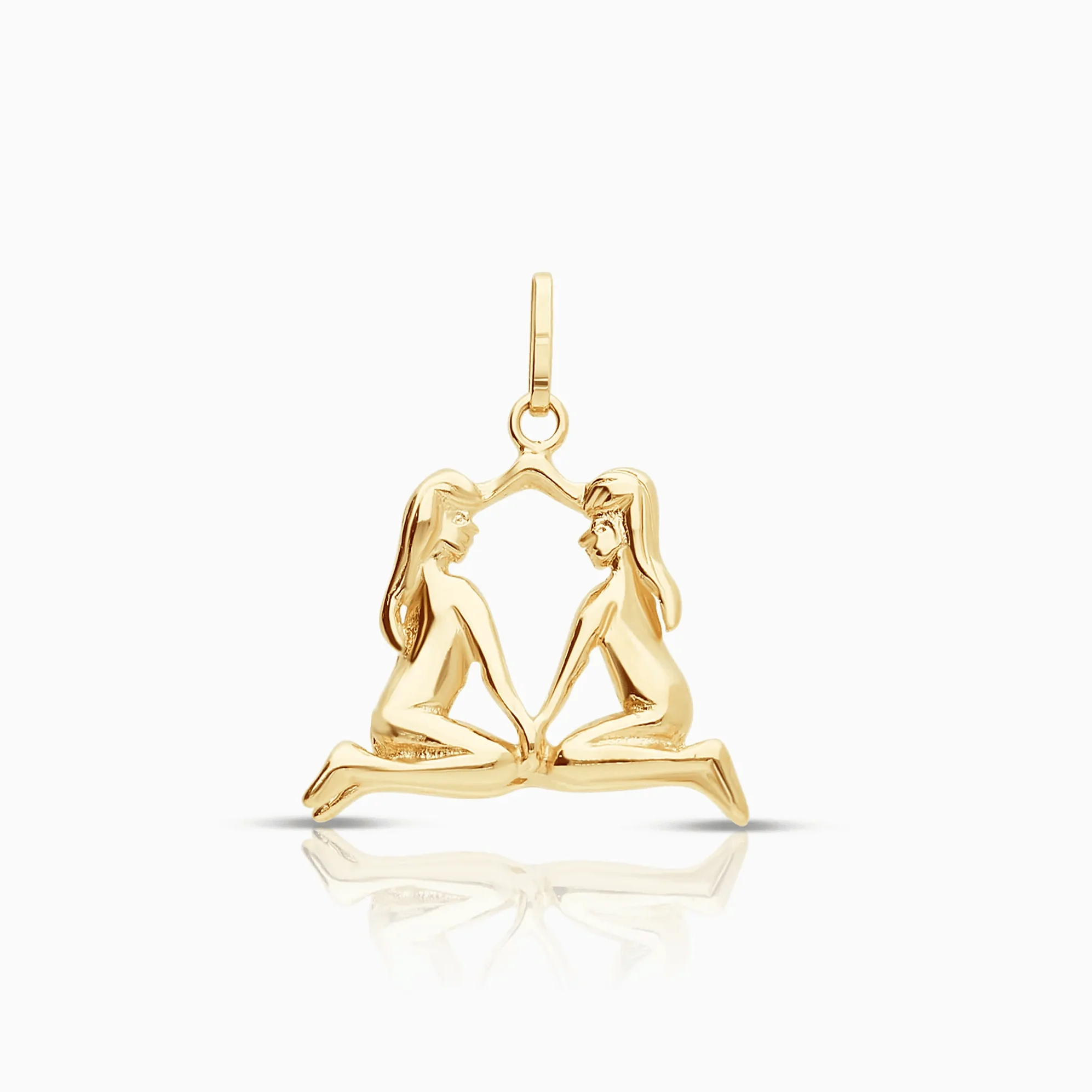 Zodiac pendant Gemini 2.55g 18K gold