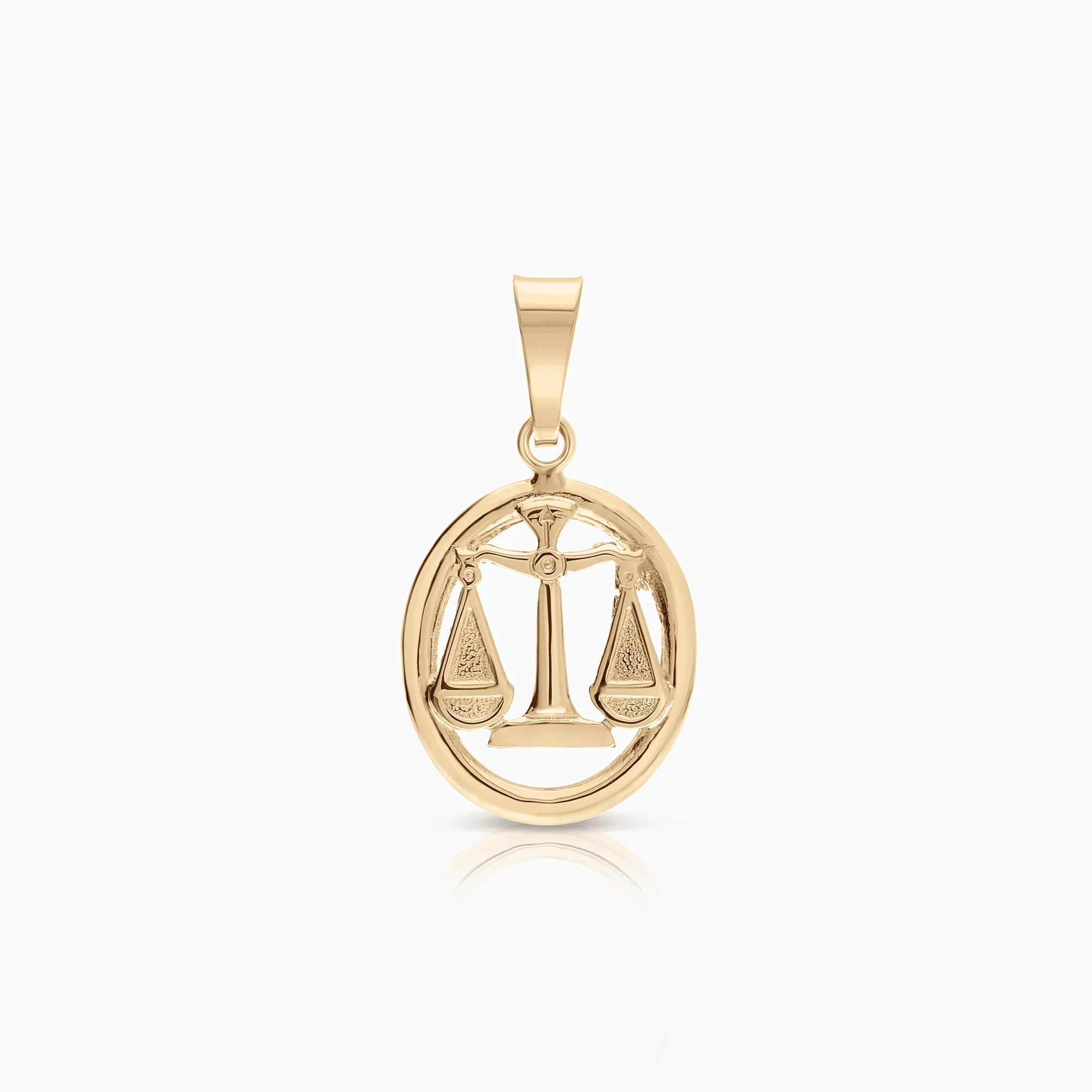 Pendant zodiac sign Libra 1.01g 18K gold