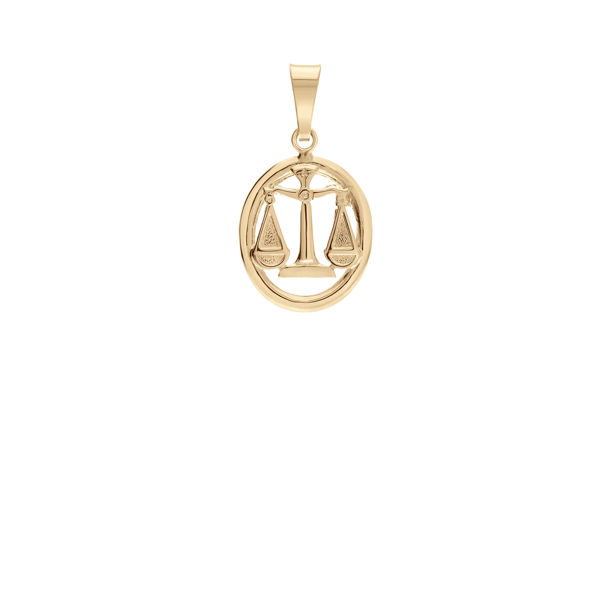 Pendant zodiac sign Libra 1.01g 18K gold - Image 2