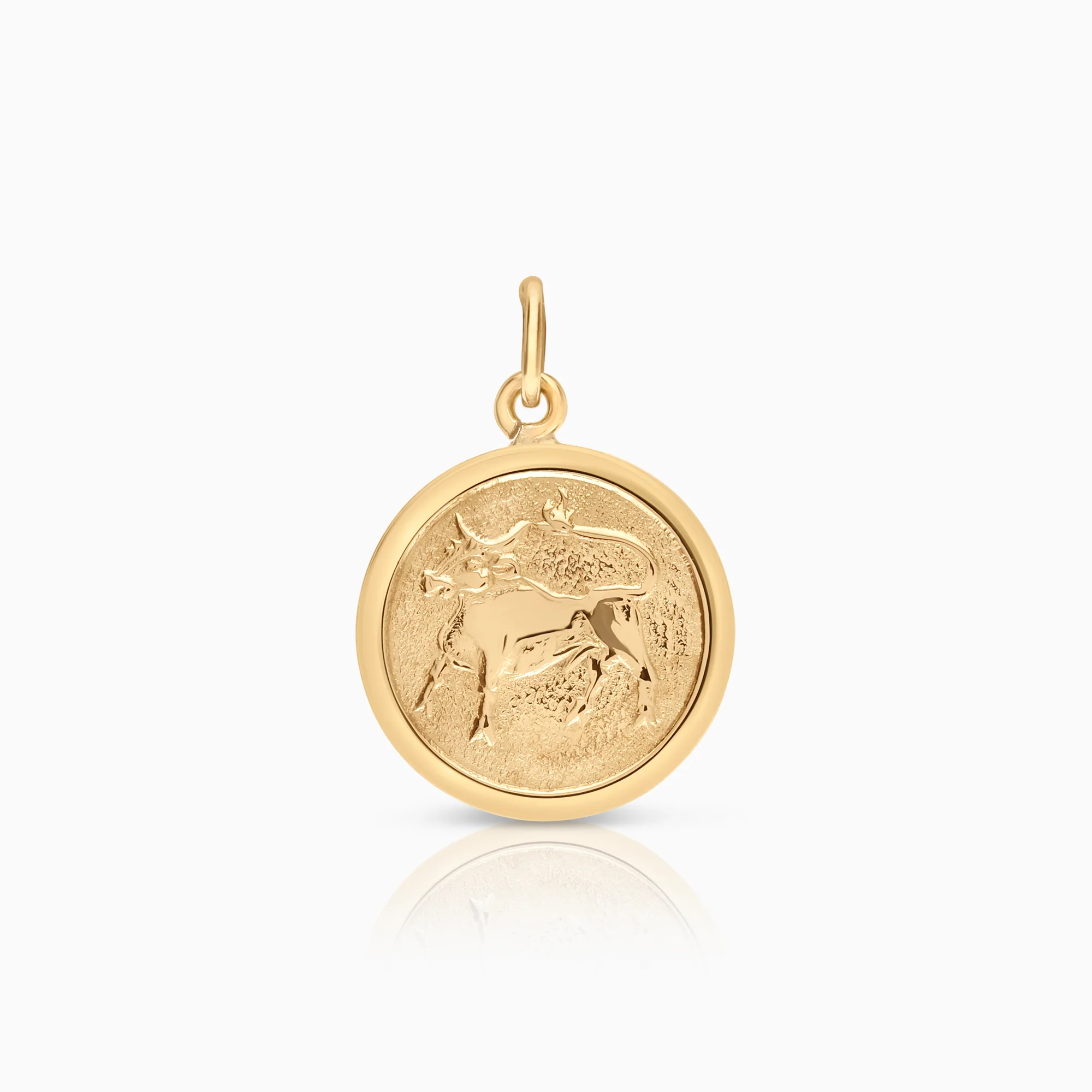 Taurus zodiac pendant 1.05g 18K gold