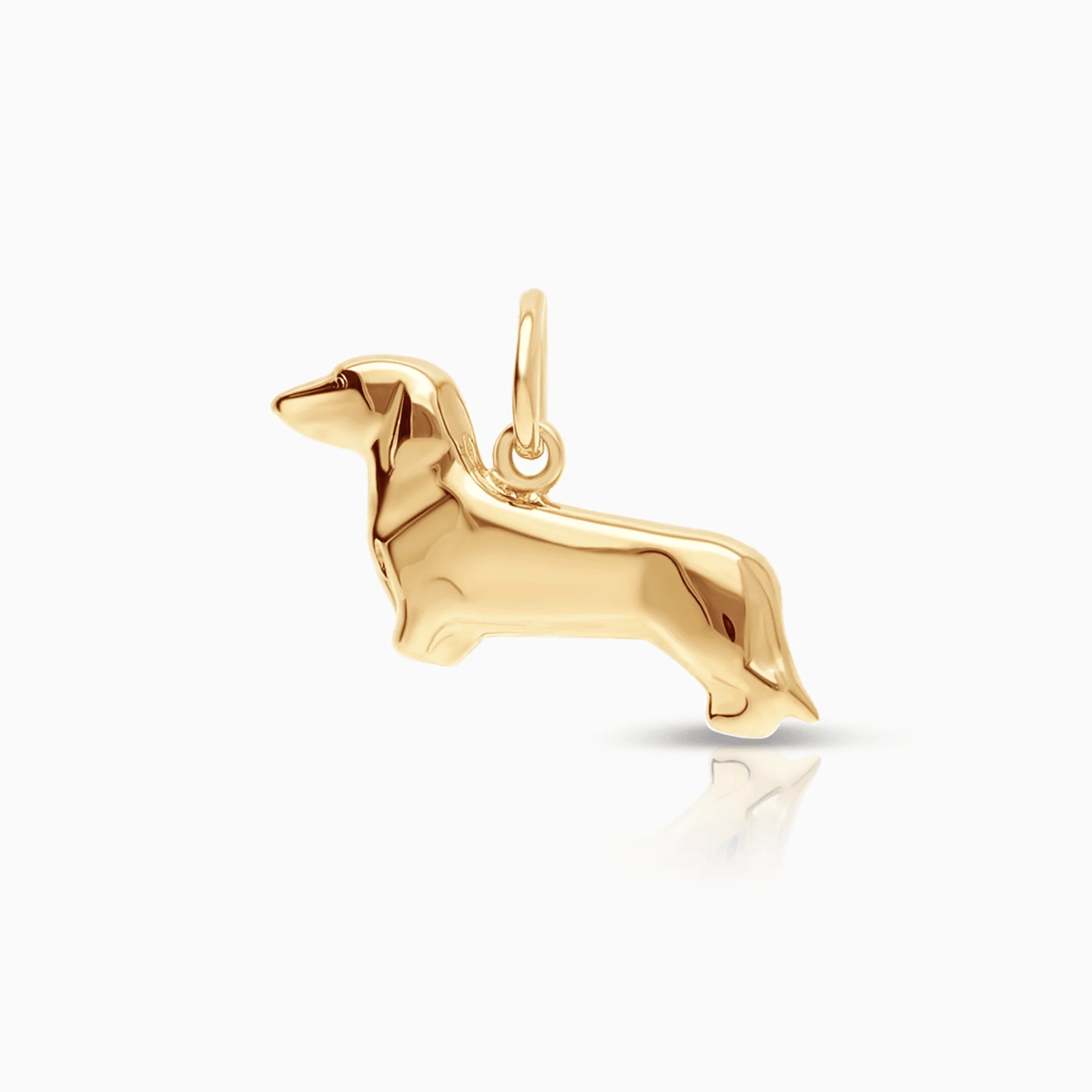 Dachshund pendant 0.73g 18K gold