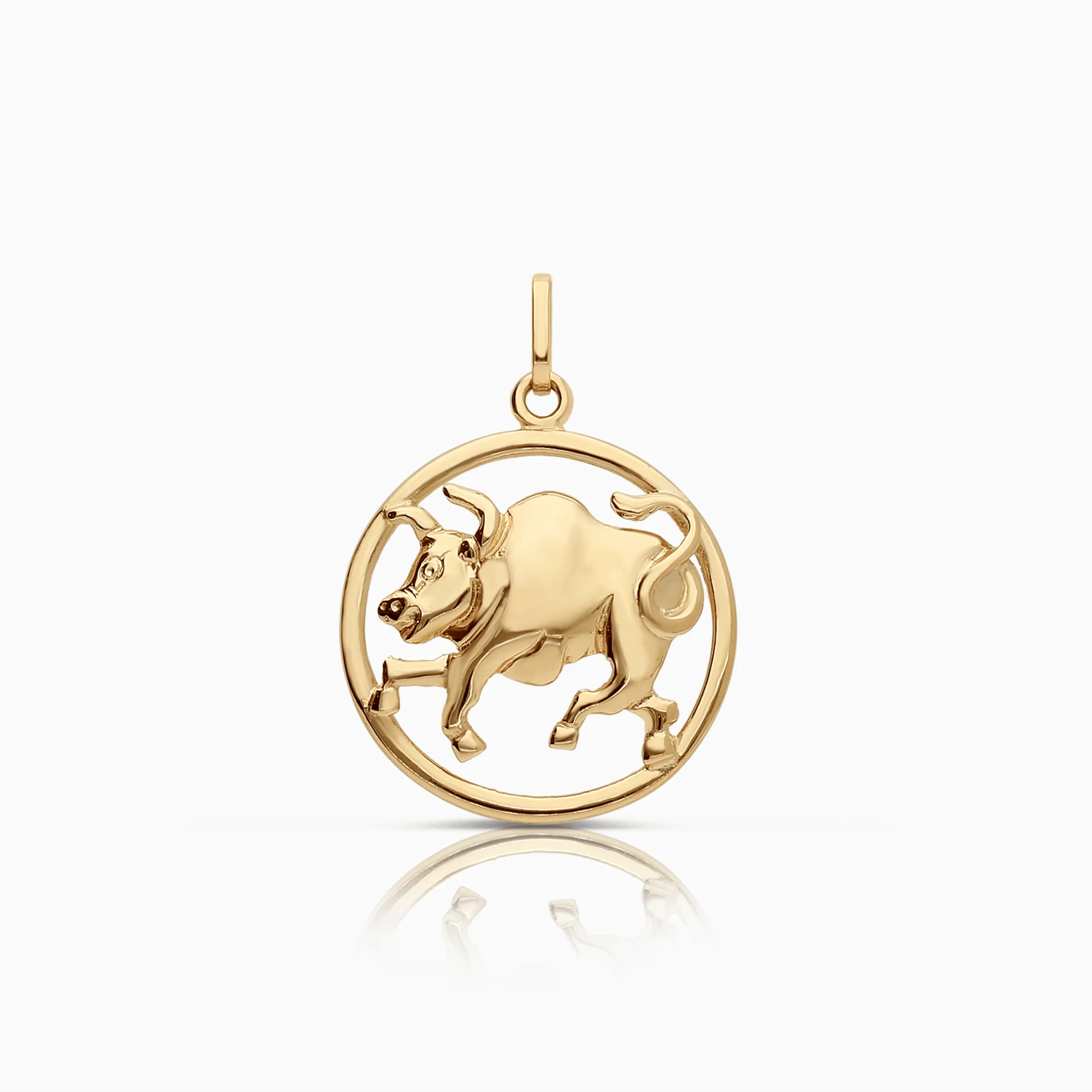 Bull pendant 2.10g 18K gold