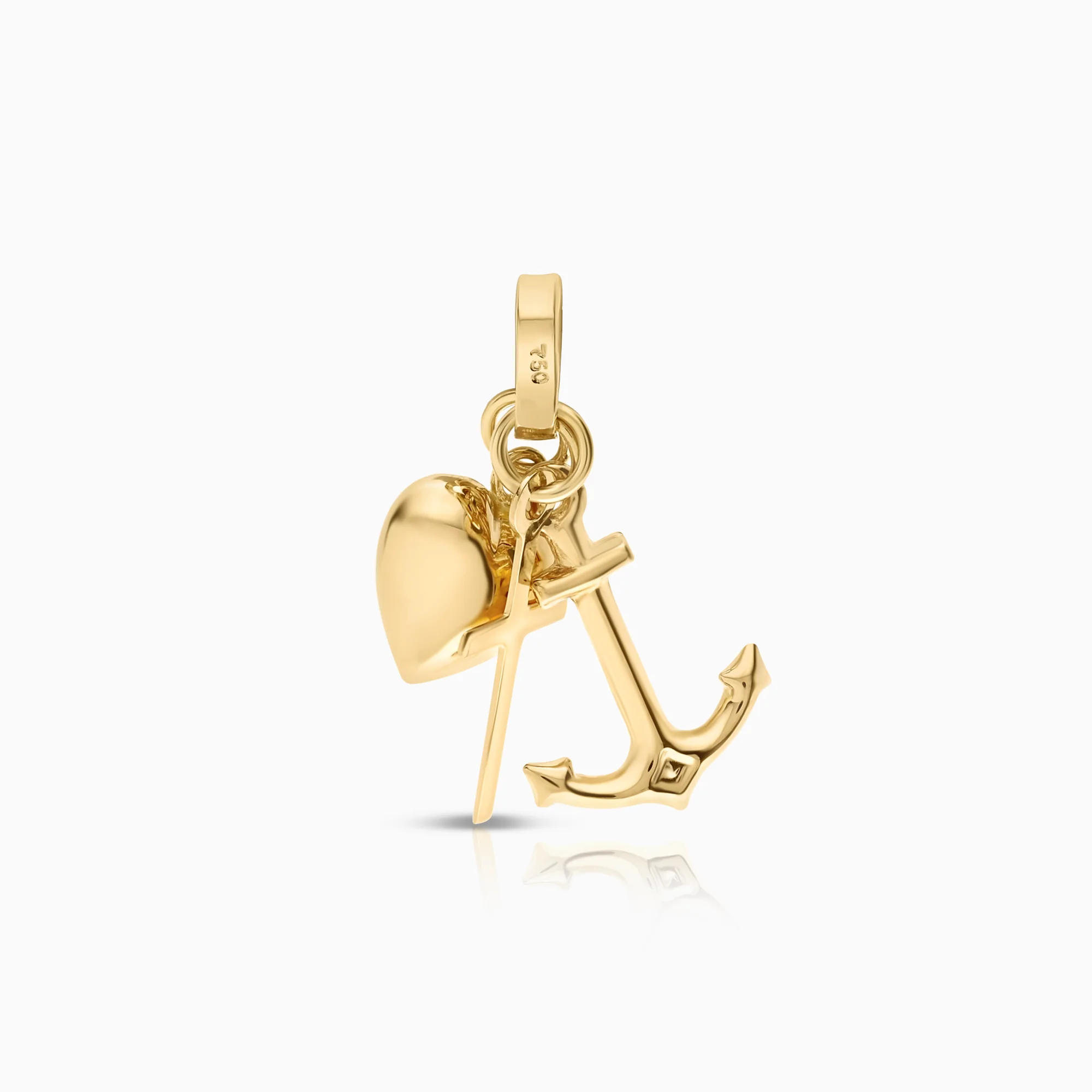 Faith, Hope & Love pendant 0.78g 18K gold