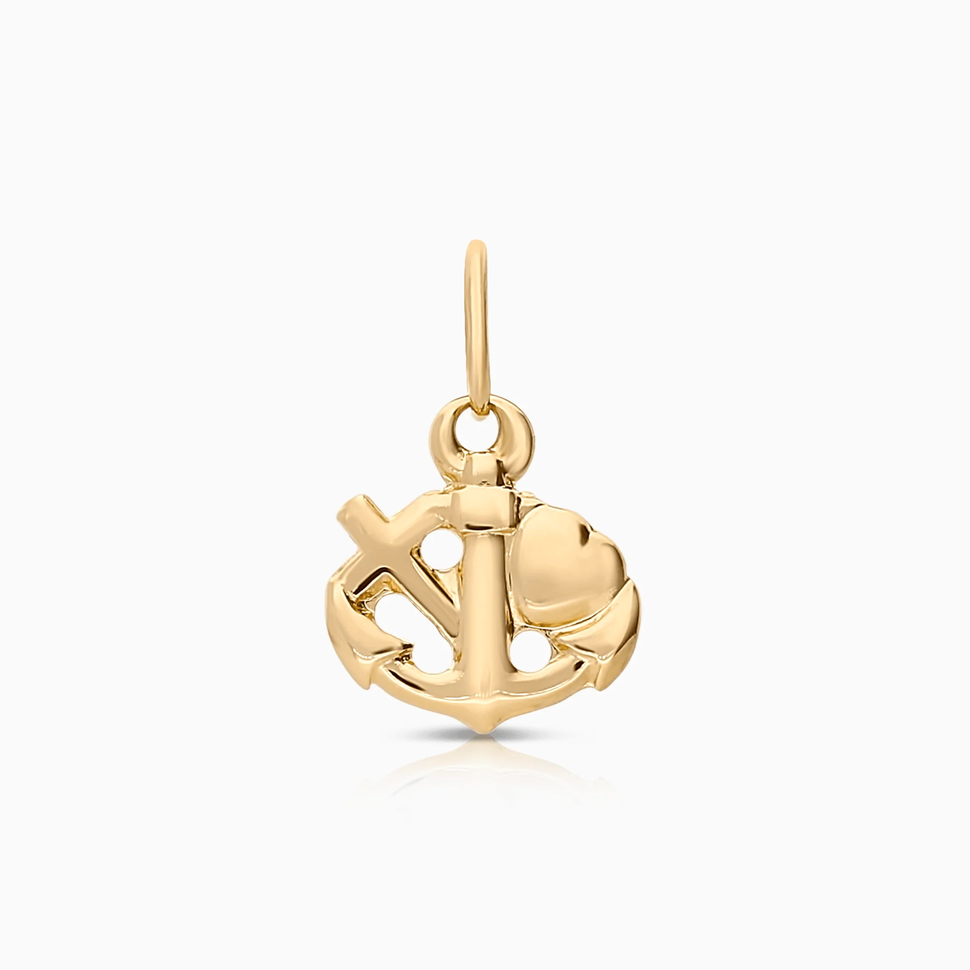 Pendant faith, hope & love 0.58g 18K gold