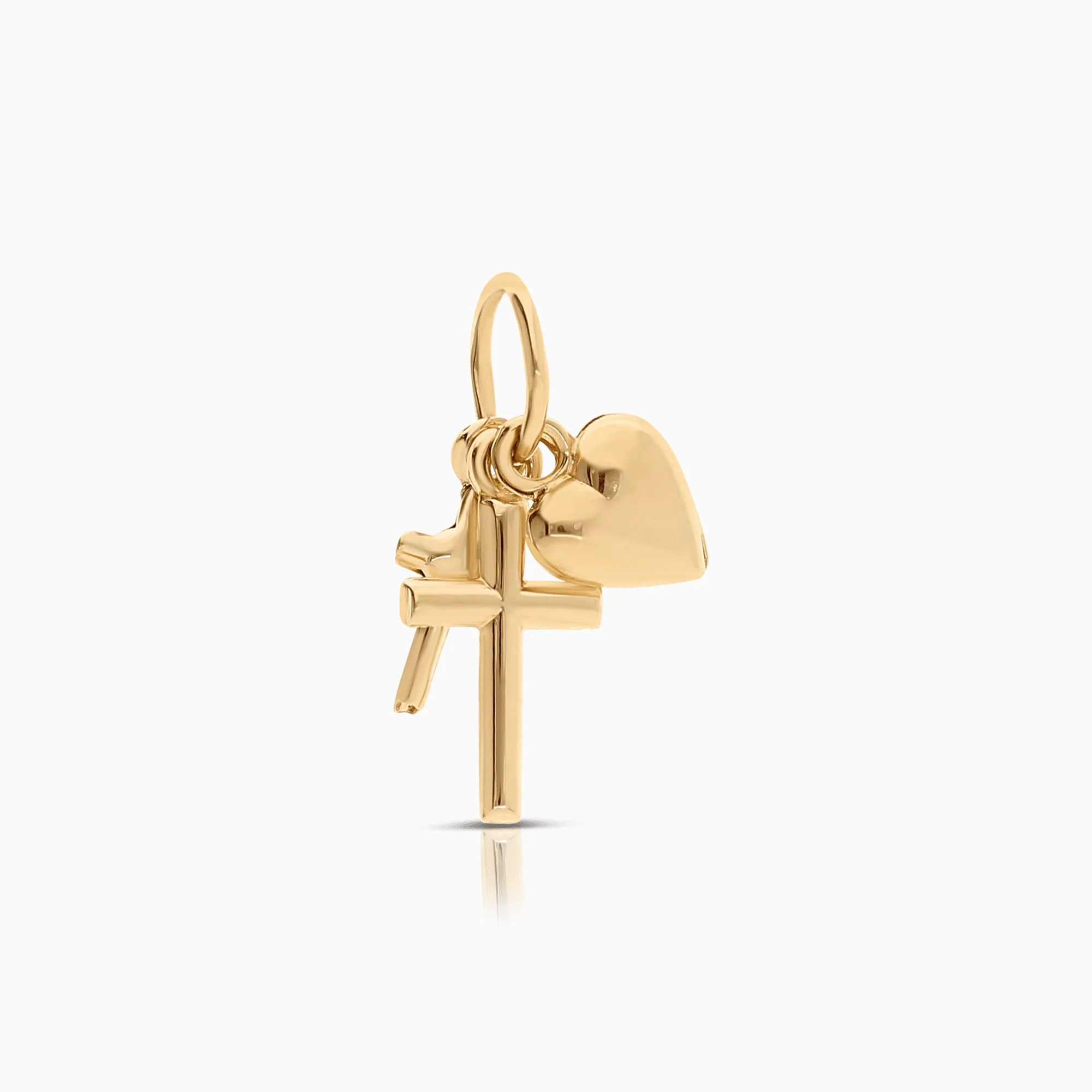 Pendant faith, hope & love 0.61g 18K gold