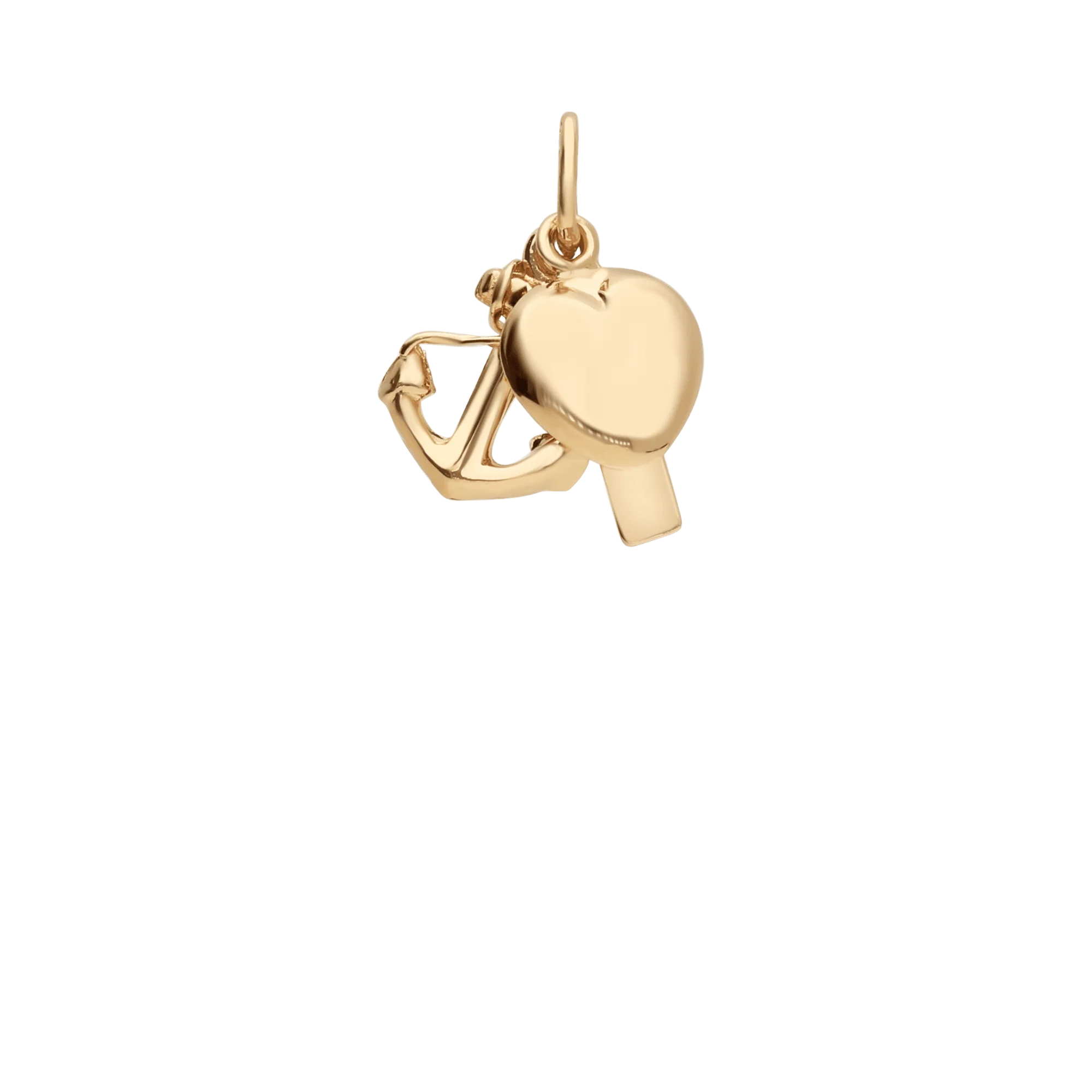 Pendant faith, hope & love 0.68g 18K gold - Image 2